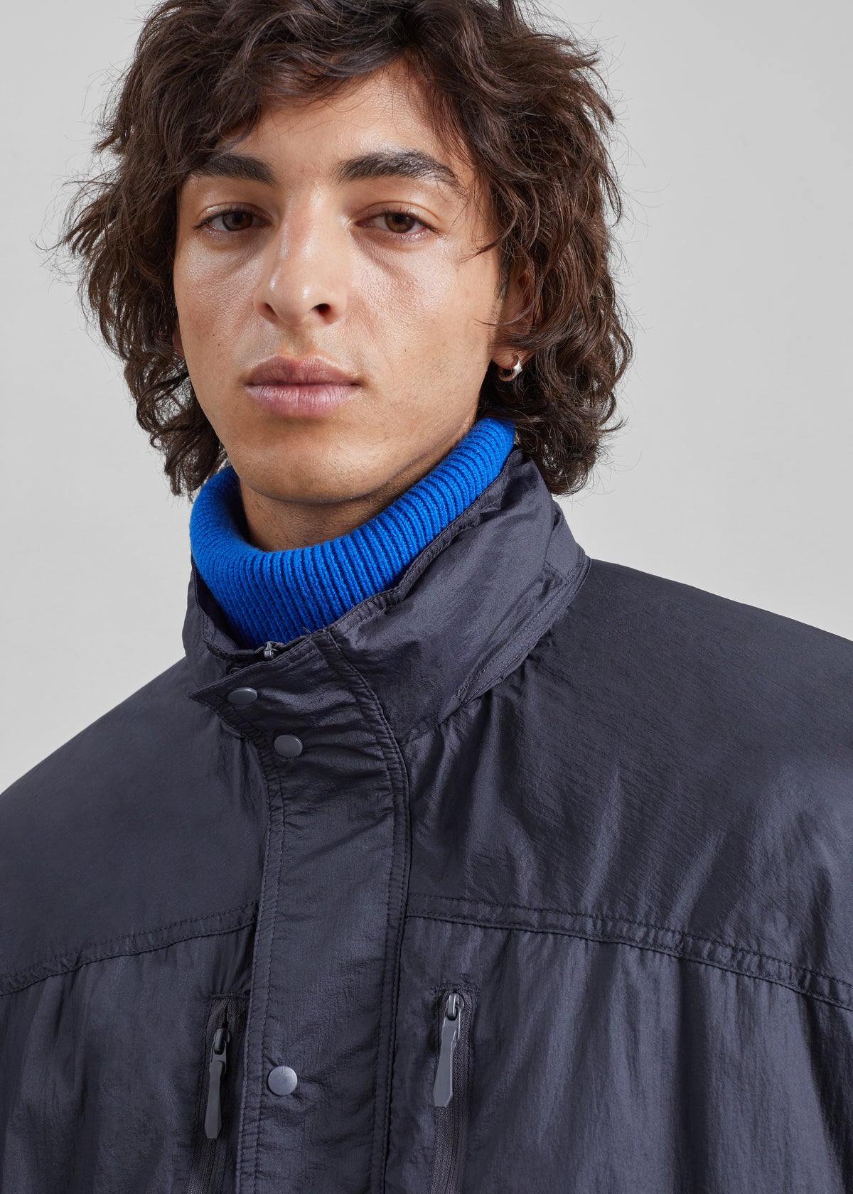 Marlone Windbreaker Jacket - Charcoal