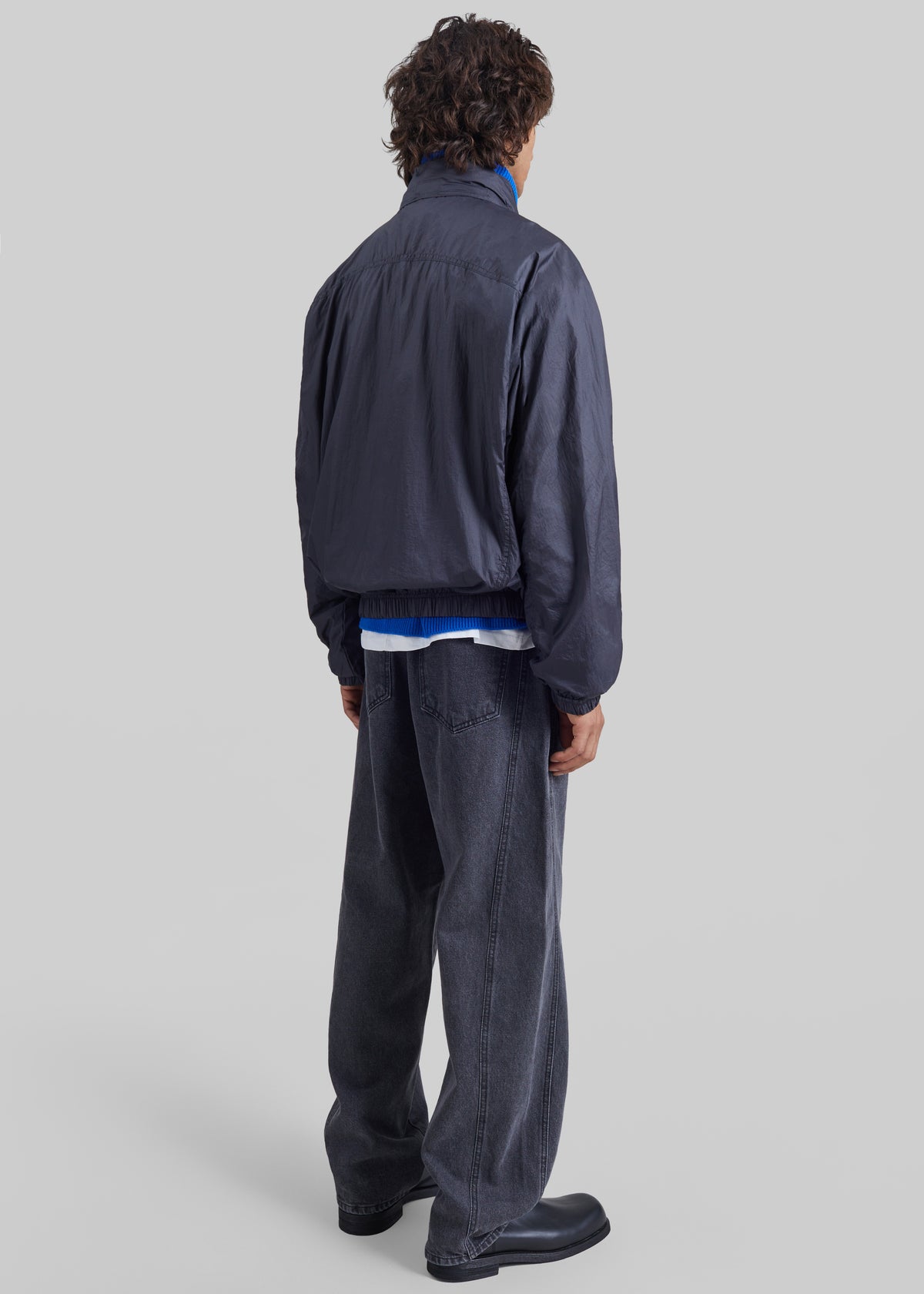 Marlone Windbreaker Jacket - Charcoal