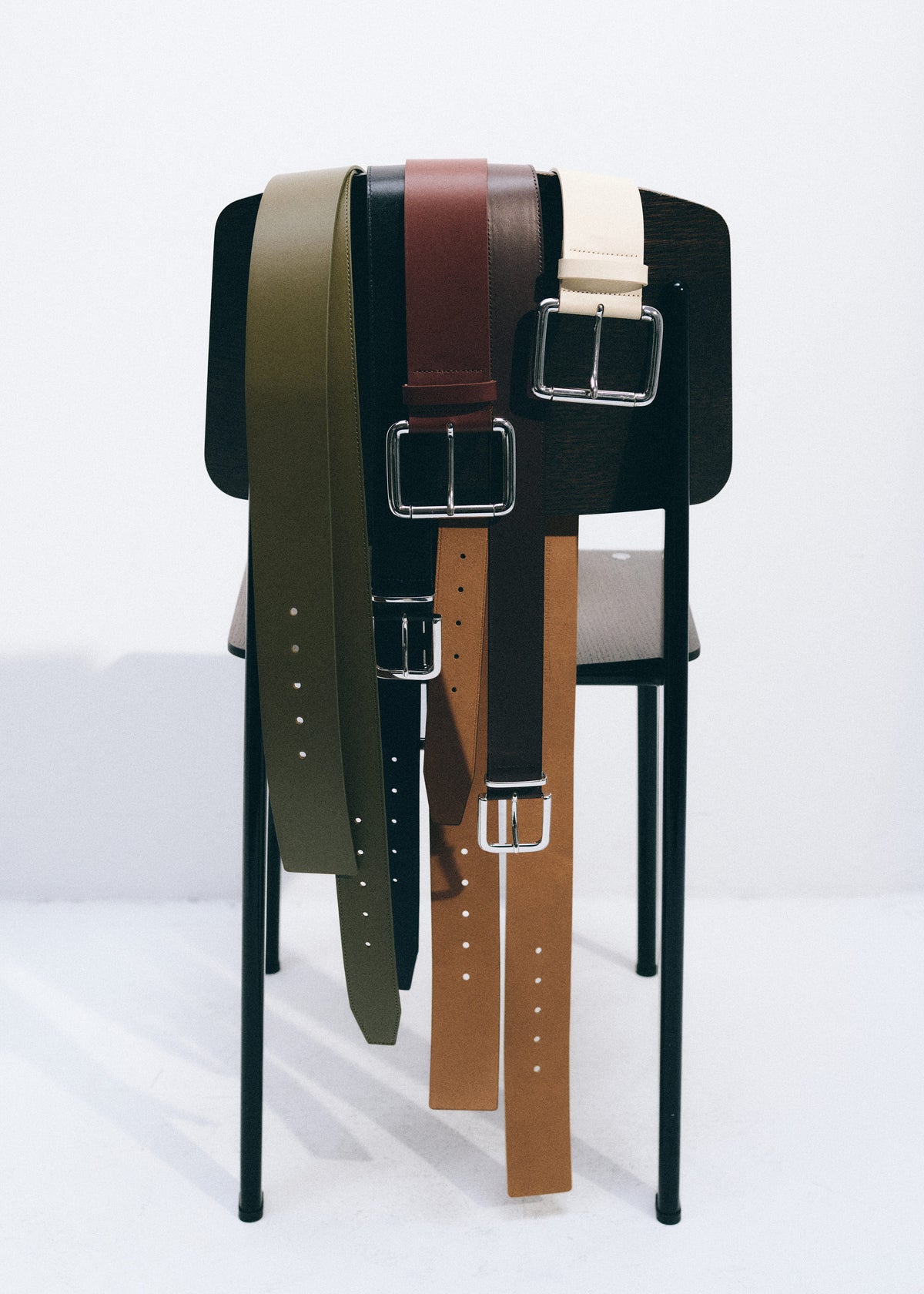 Marty Leather Belt - Dark Brown - 1