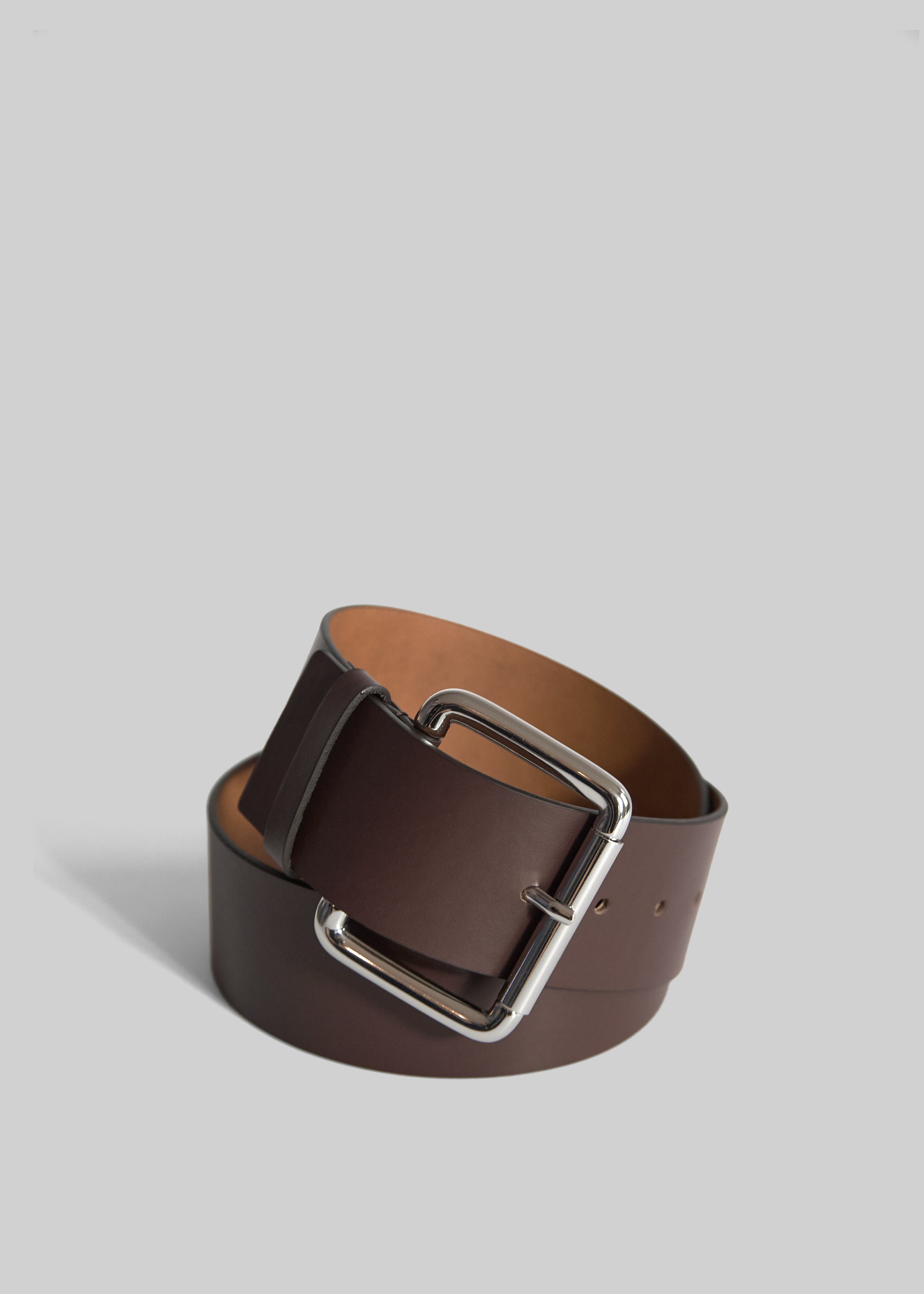 Marty Leather Belt - Dark Brown – The Frankie Shop