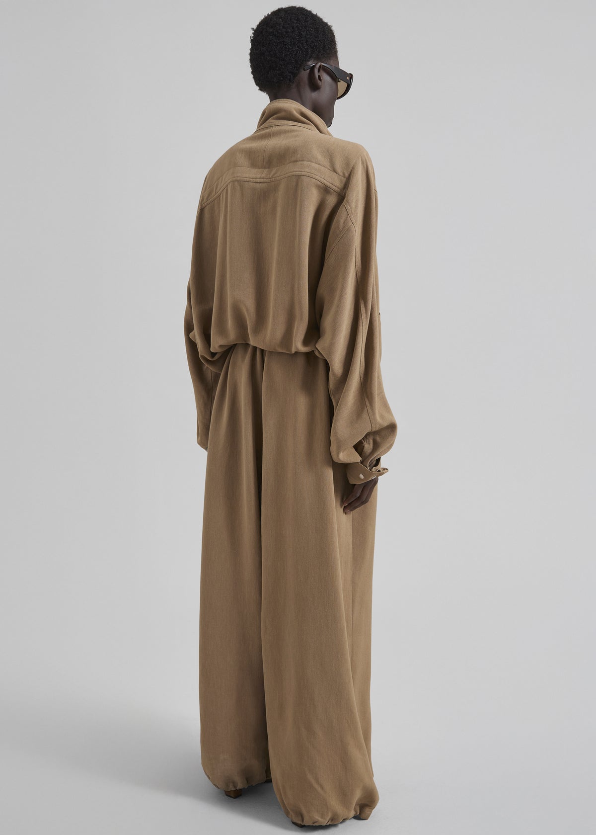 Marvin Linen Jumpsuit - Camel - 6