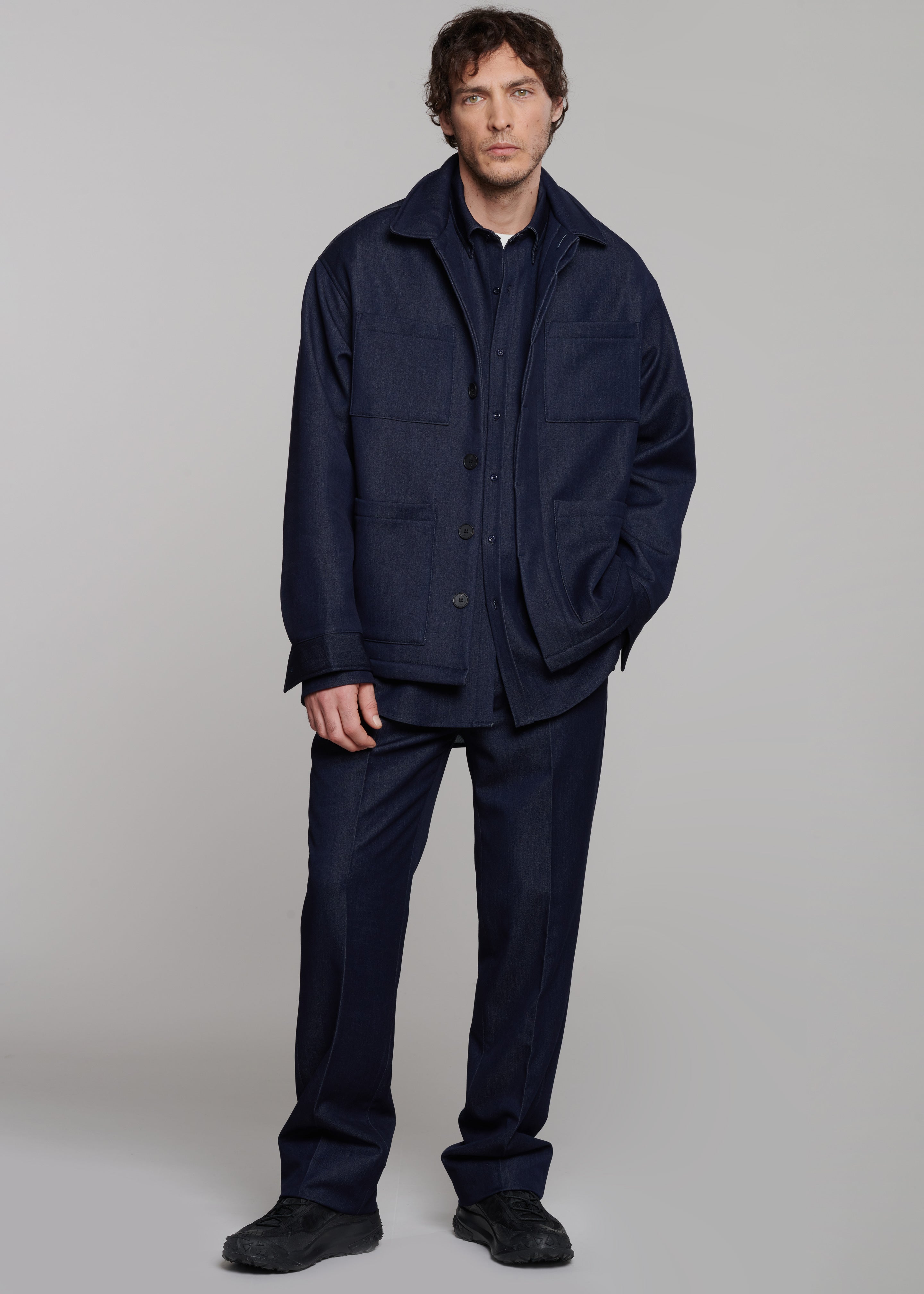 Mason Boxy Jacket - Indigo - 5