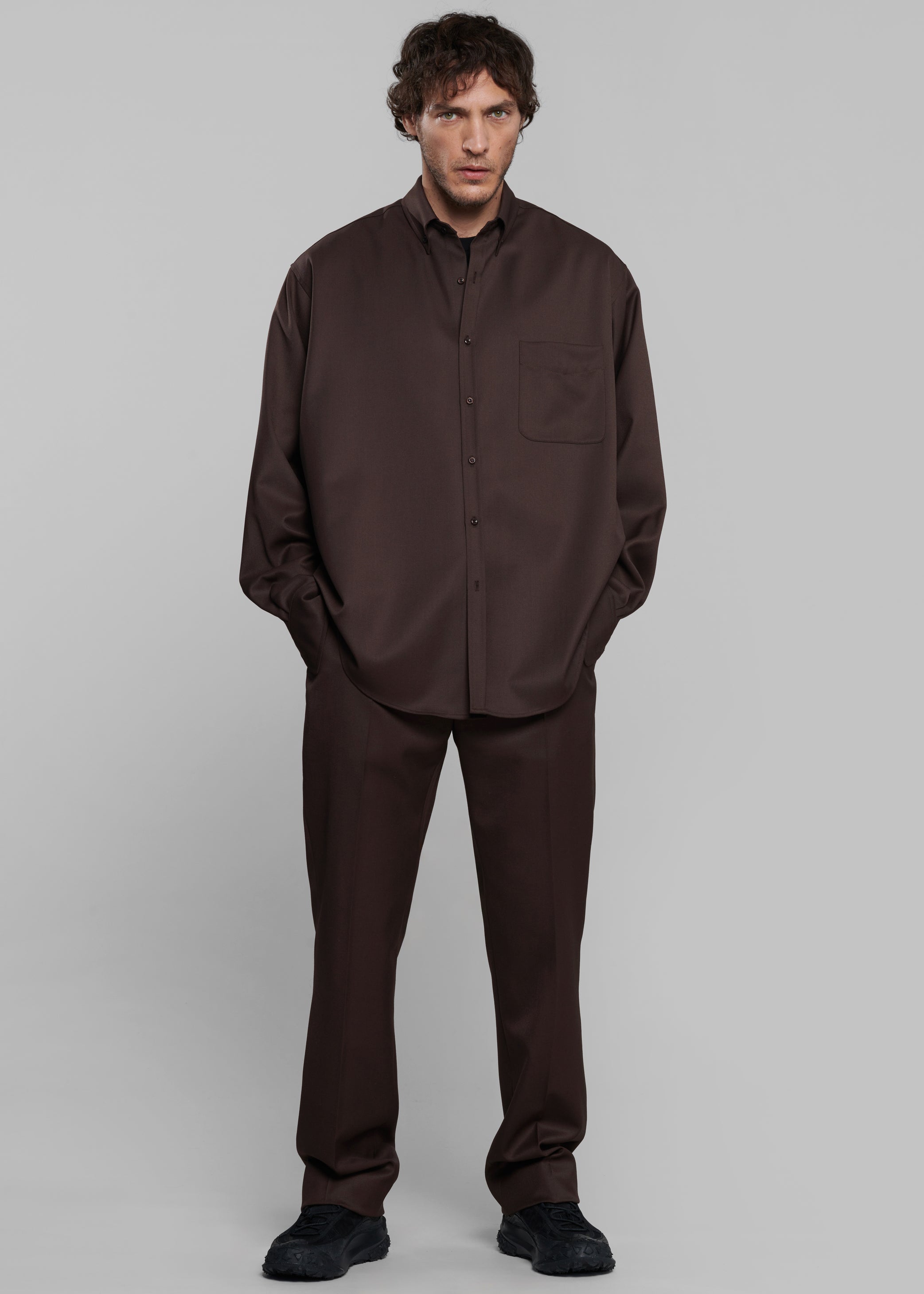 Mason Wool Button Up Shirt