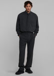 Mason Wool Trousers - Dark Grey/White Pinstripe