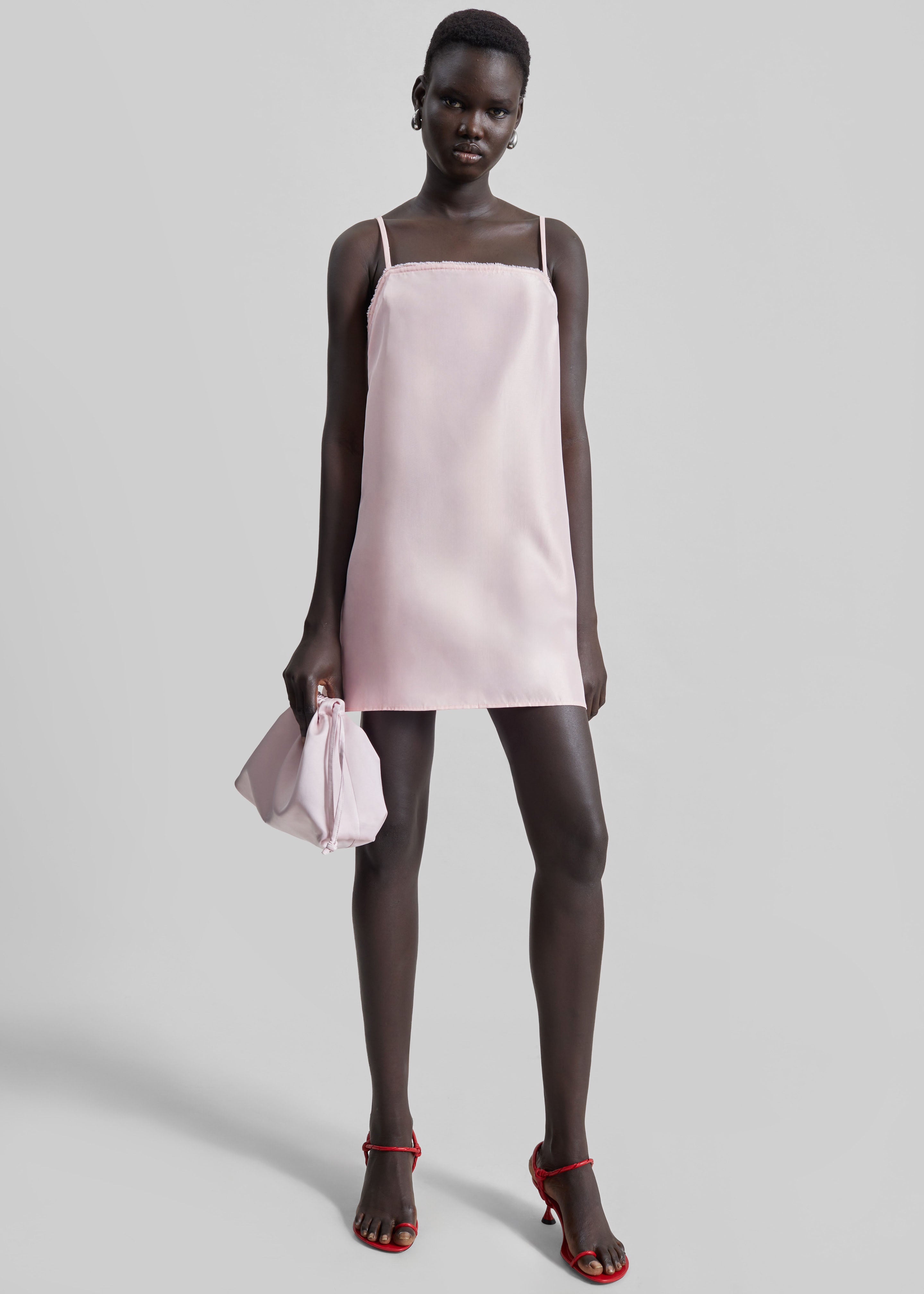 frankie dress powder pink Reformation Frankie Dress | Powder Pink