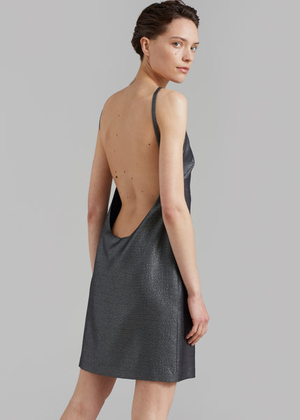 MATIN Byblos Backless Mini - Silver – The Frankie Shop