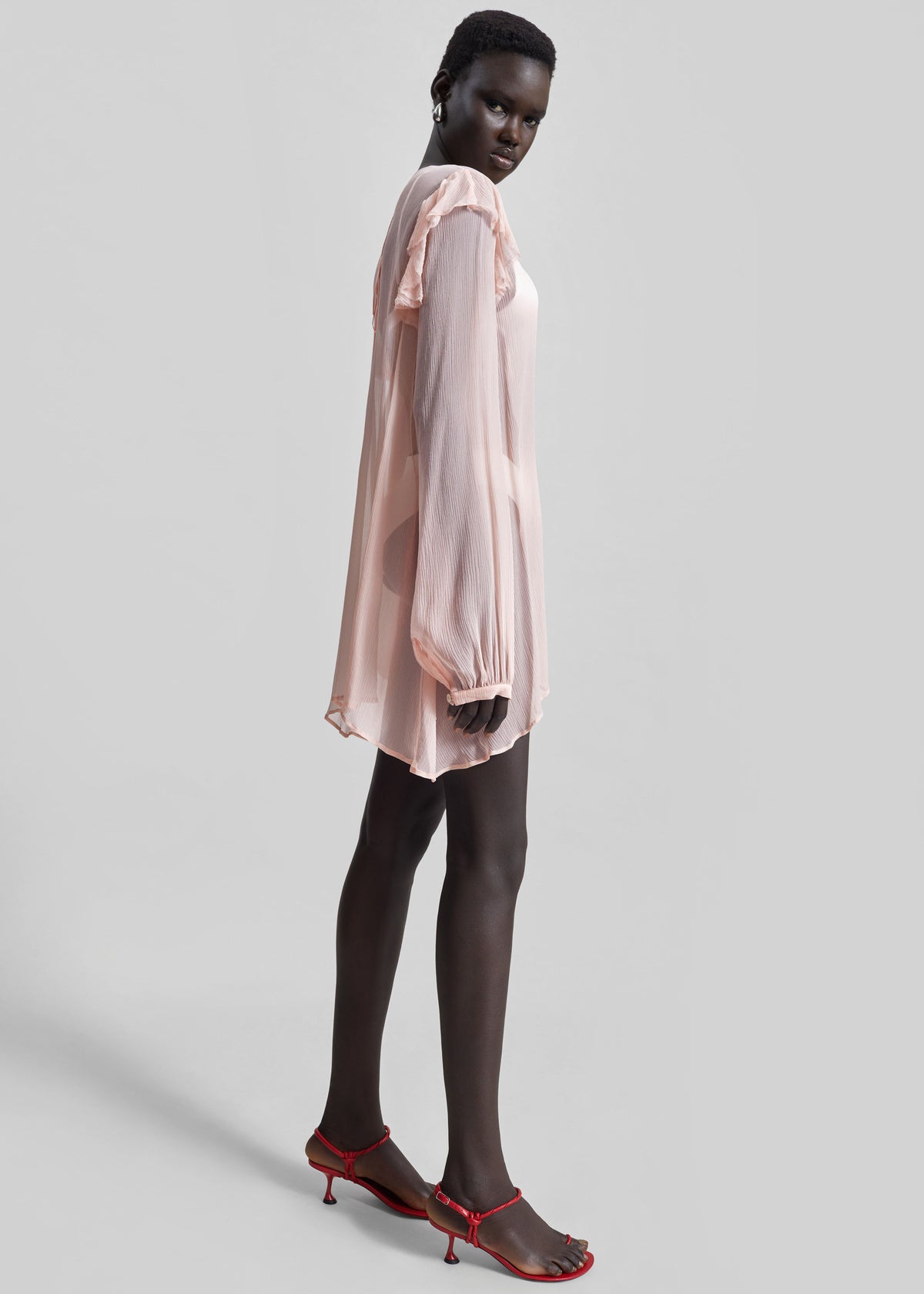 Matin Varese Mini Dress - Palest Pink - 8