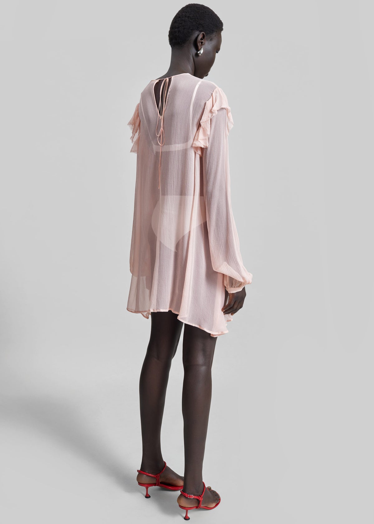Matin Varese Mini Dress - Palest Pink - 9