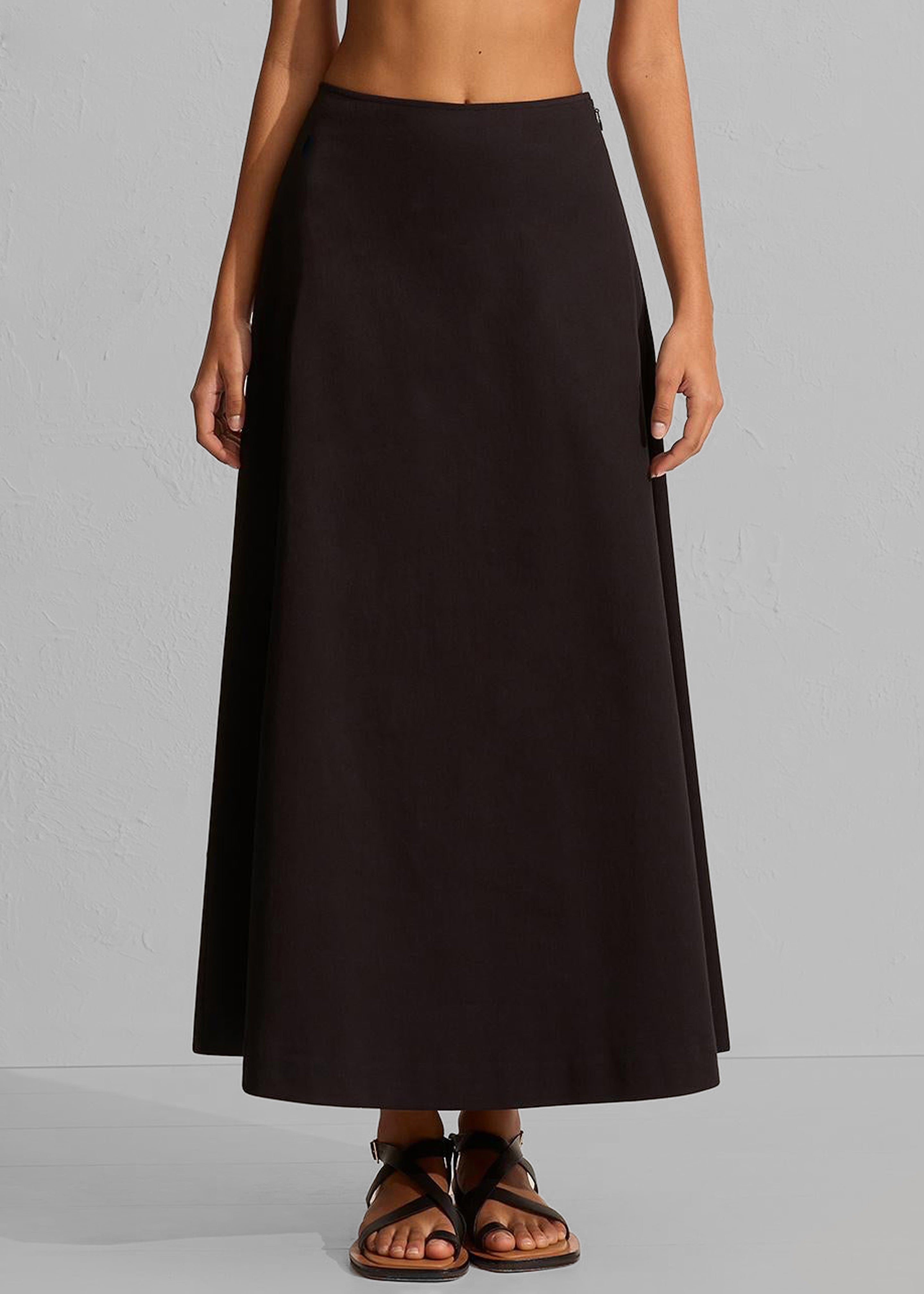 Black and brown a line clearance skirt