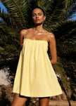 Matteau Frill Cami Mini Dress - Limoncello
