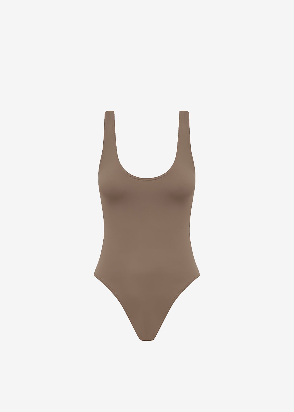 Matteau Racer Back Maillot - Clay - 5