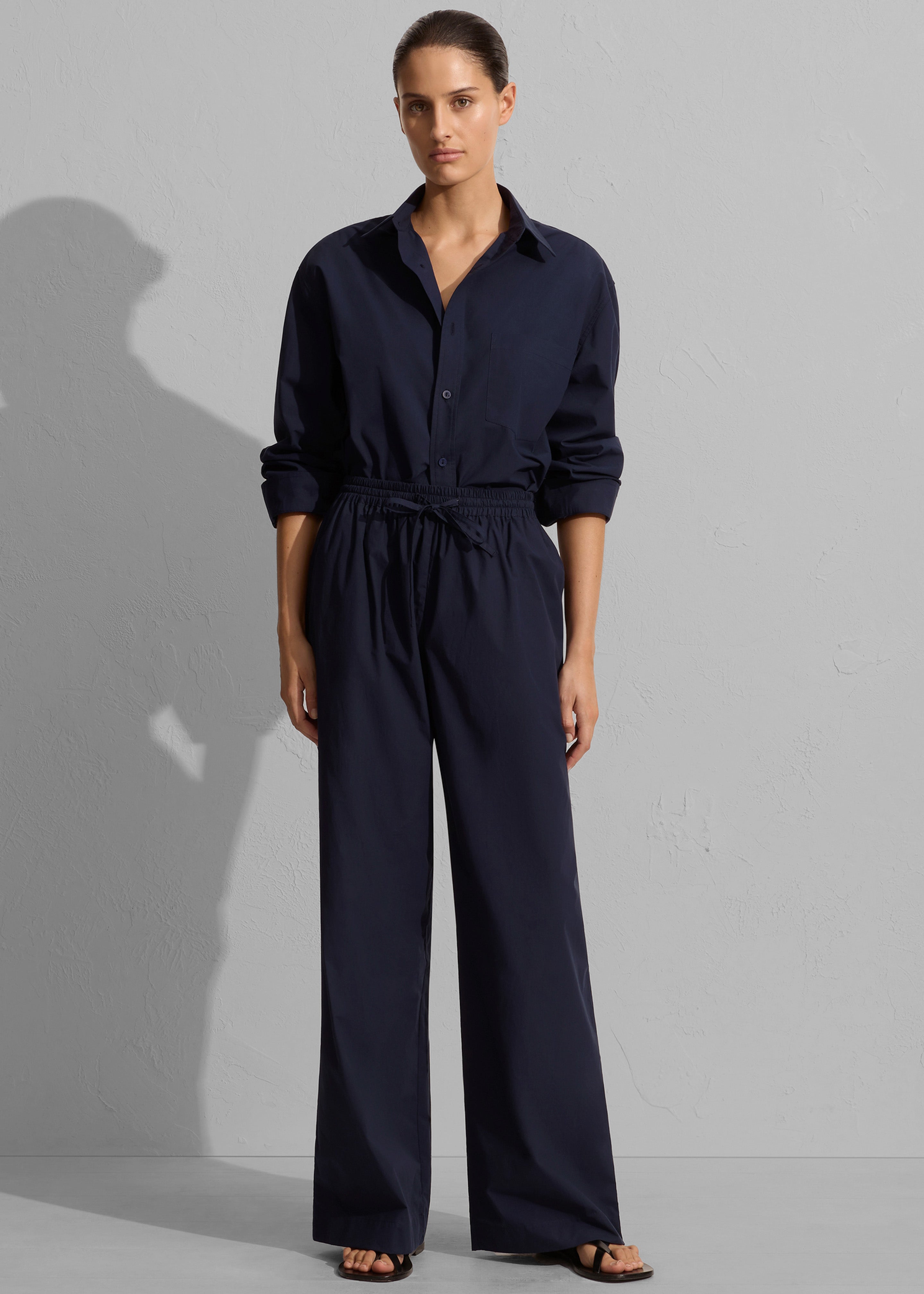 Matteau Relaxed Pant - Navy – The Frankie Shop