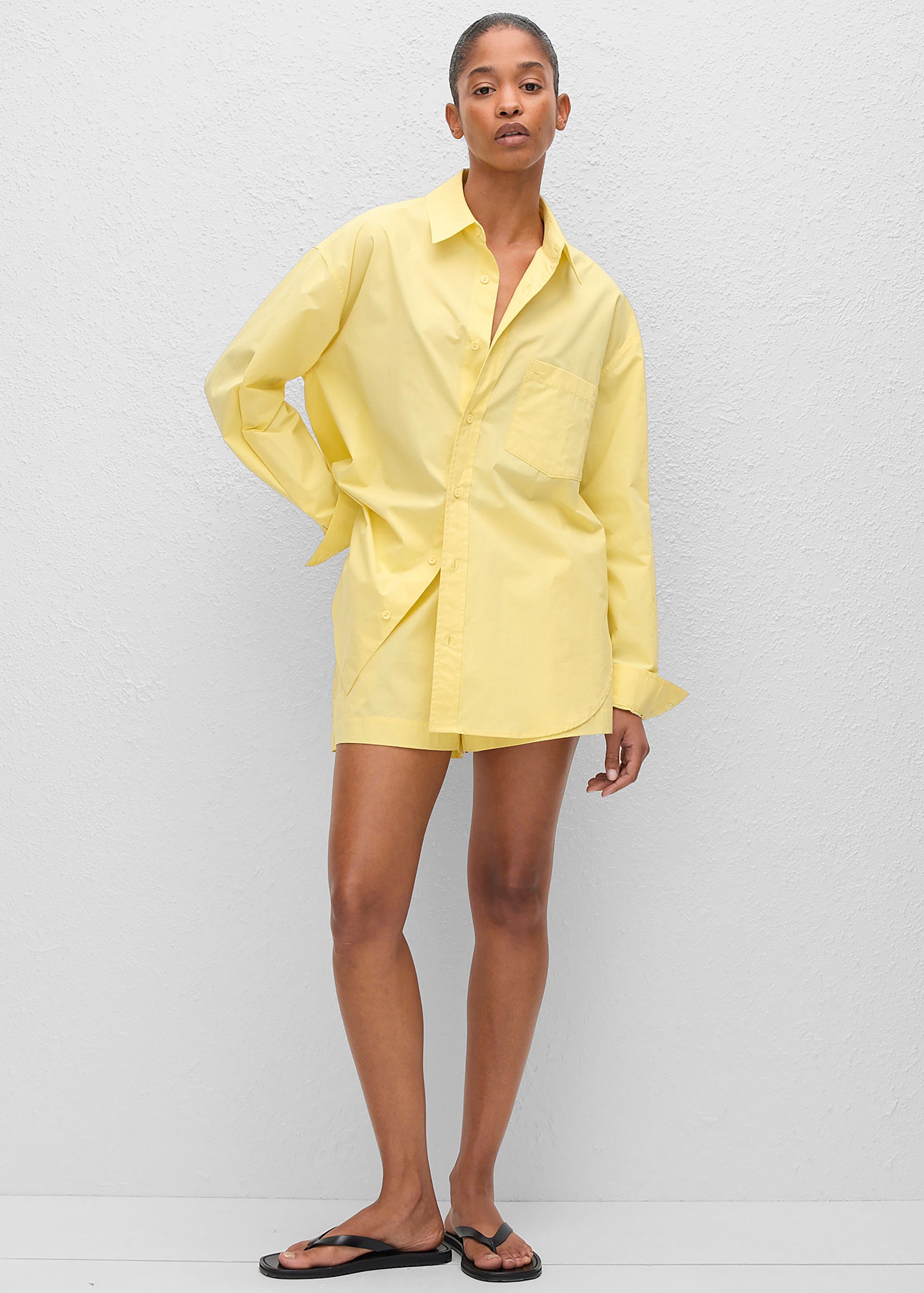 Matteau Relaxed Shirt - Limoncello – The Frankie Shop