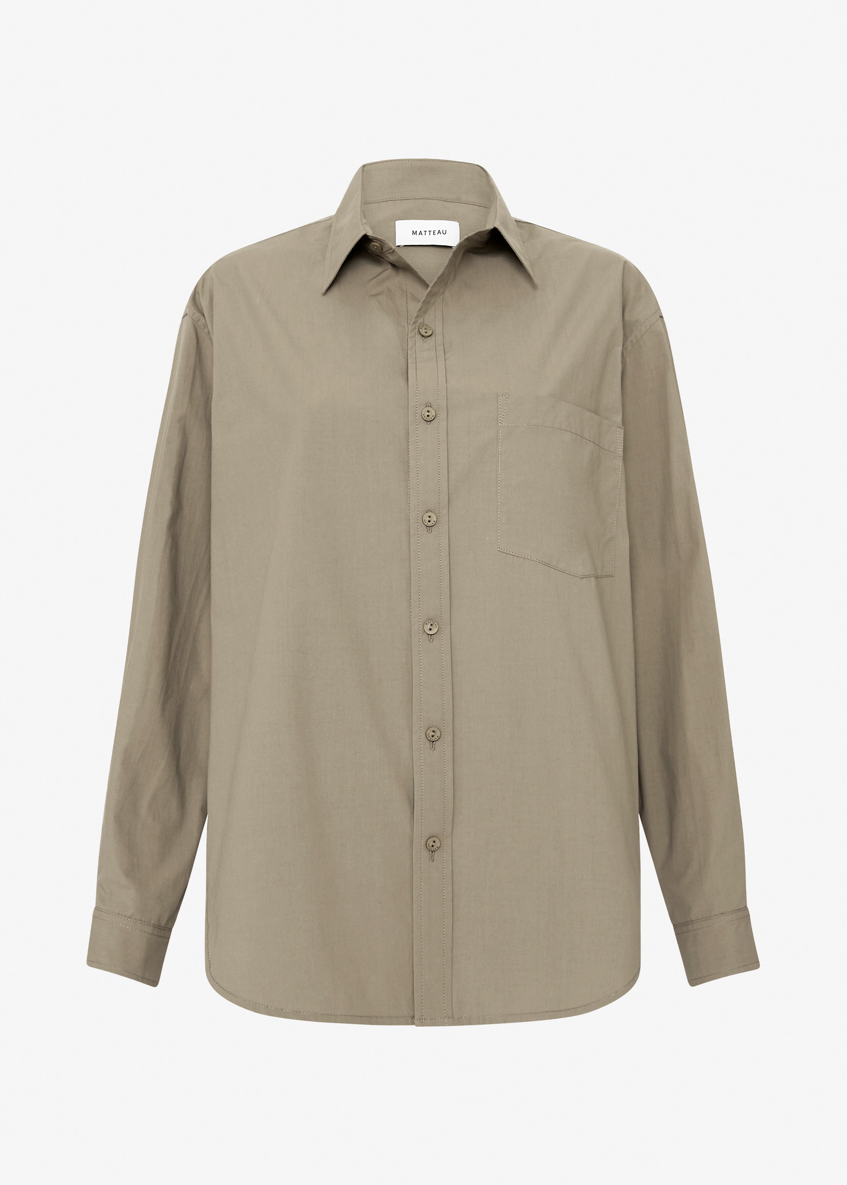 Matteau Relaxed Shirt - Taupe - 7