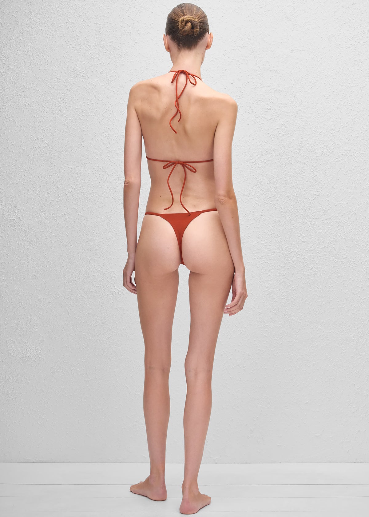 Matteau String Triangle Top - Tomato Crinkle - 6