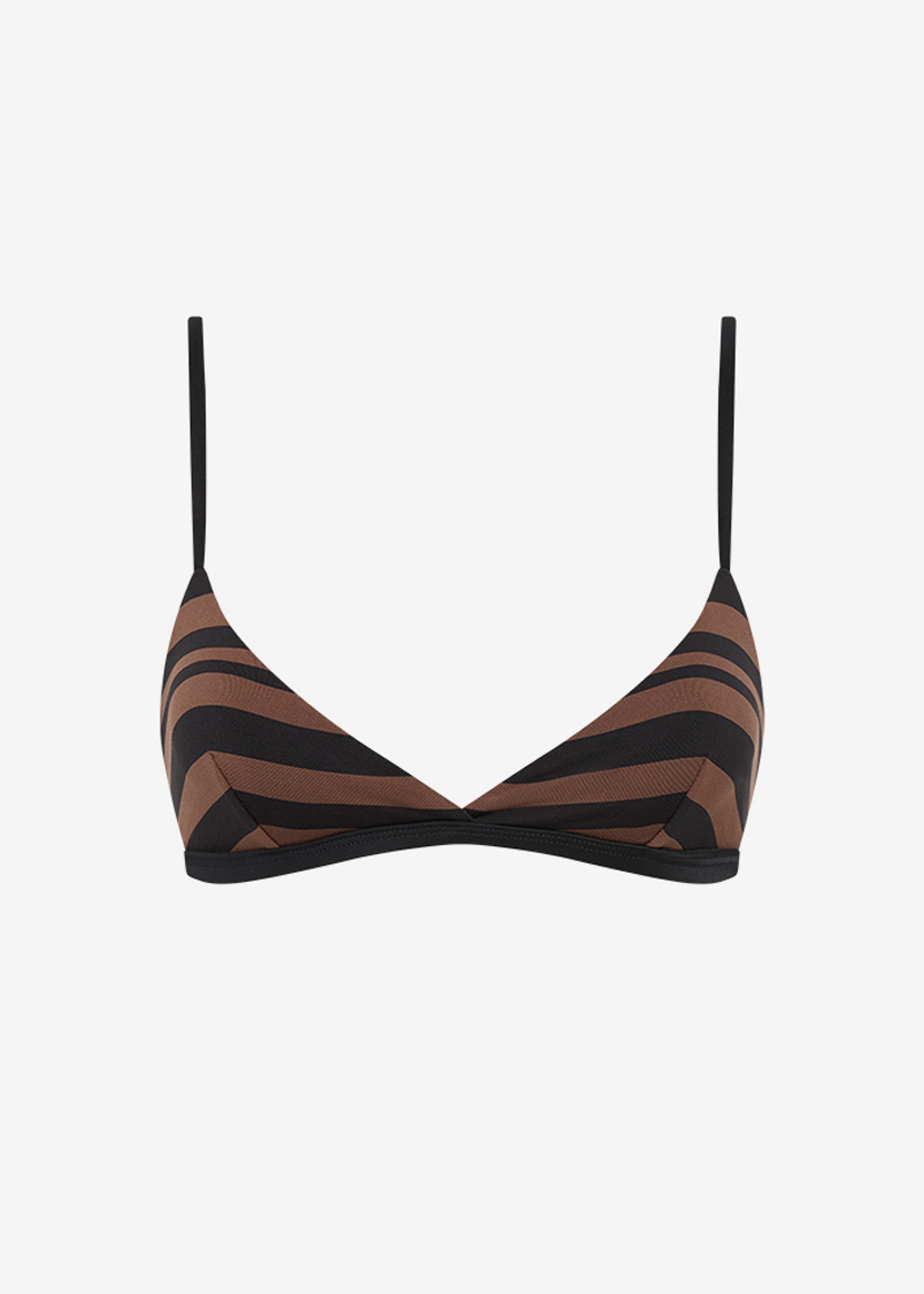 Matteau Tri Bikini Top - Nutmeg Stripe - 7