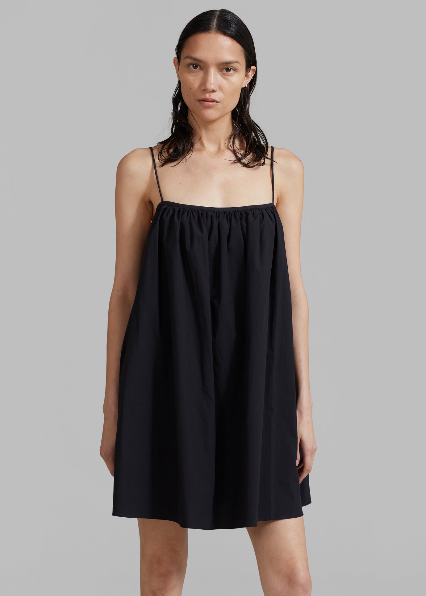 Matteau Voluminous Cami Mini Dress - Black