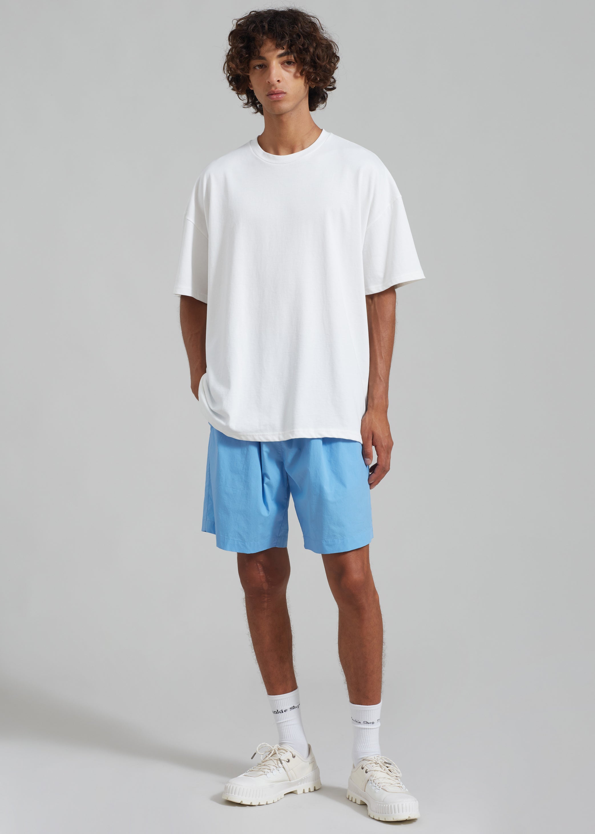 Shop the look image for Matthias Boxer Bermuda Shorts - Blue
