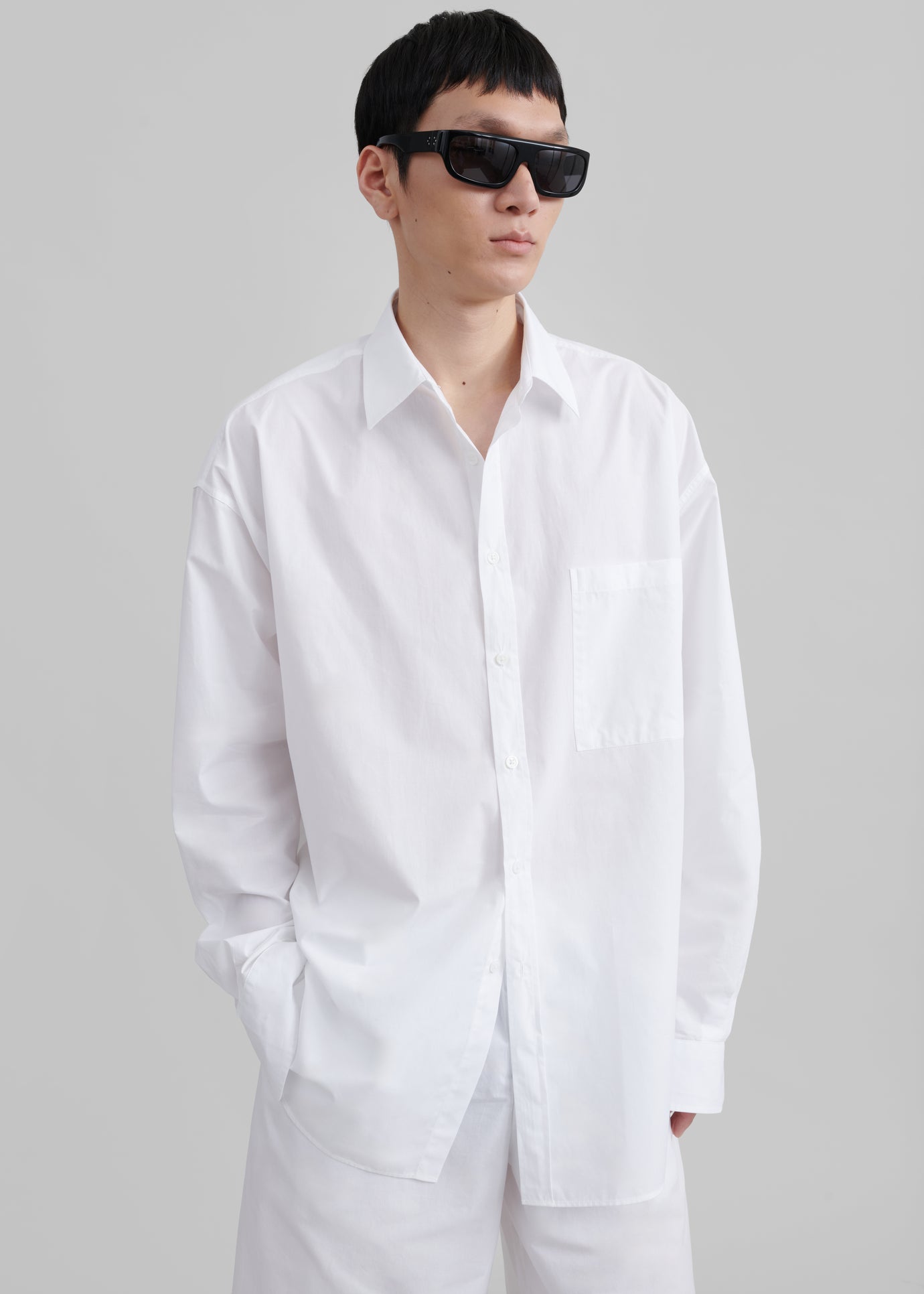 Matthias Oversized Shirt - White