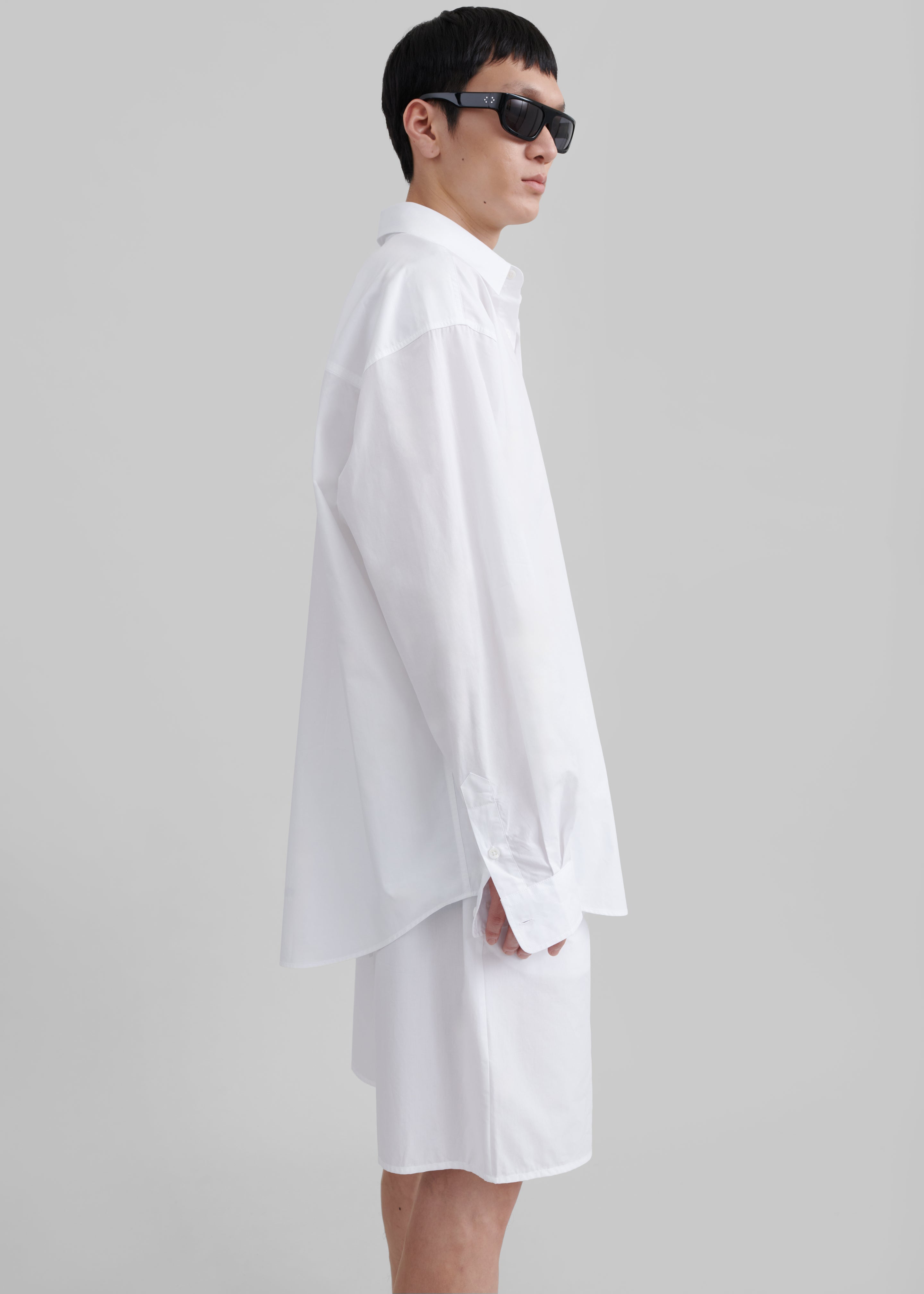 Matthias Oversized Shirt - White - 5