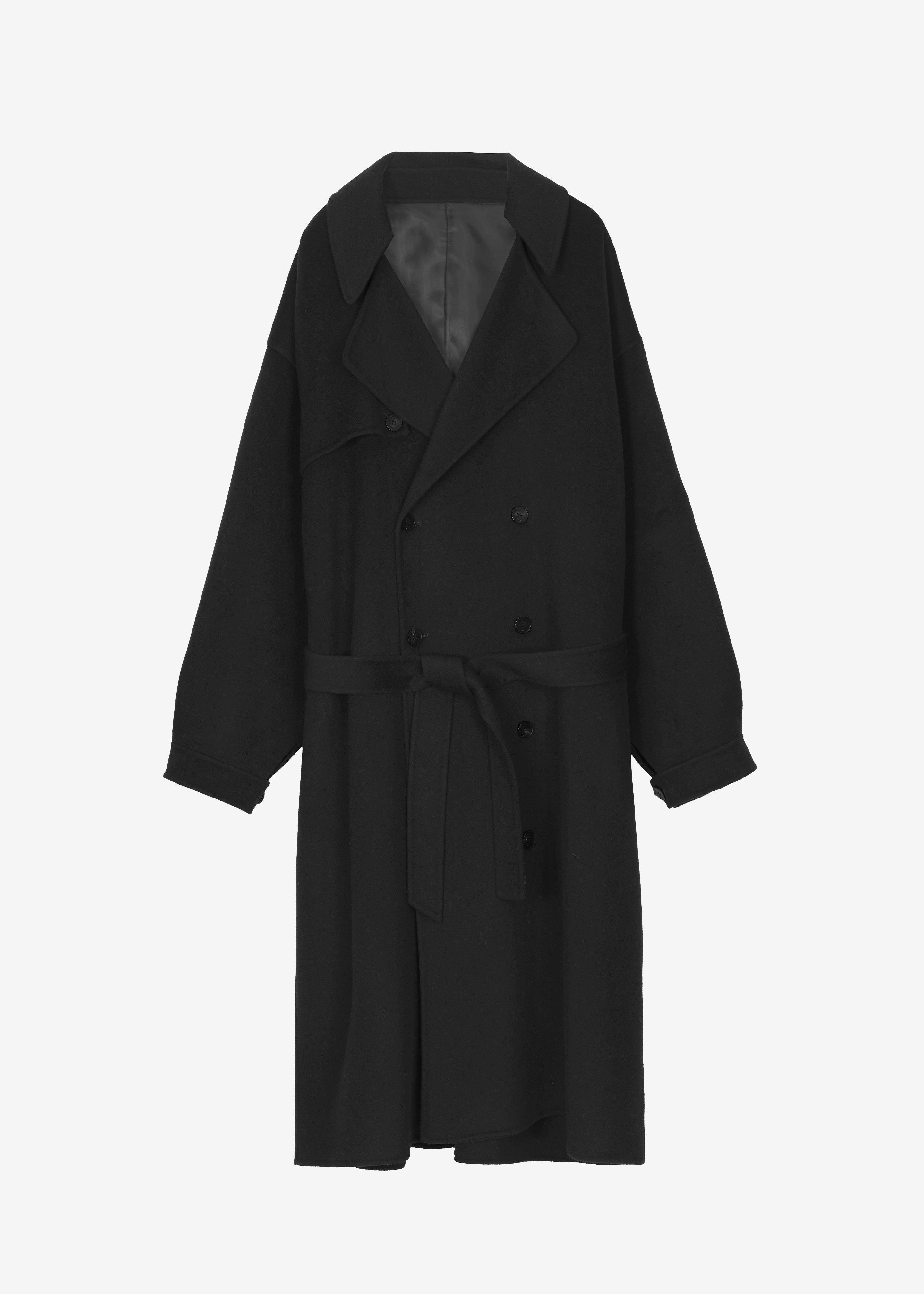 Mavis Long Coat - Black - 8