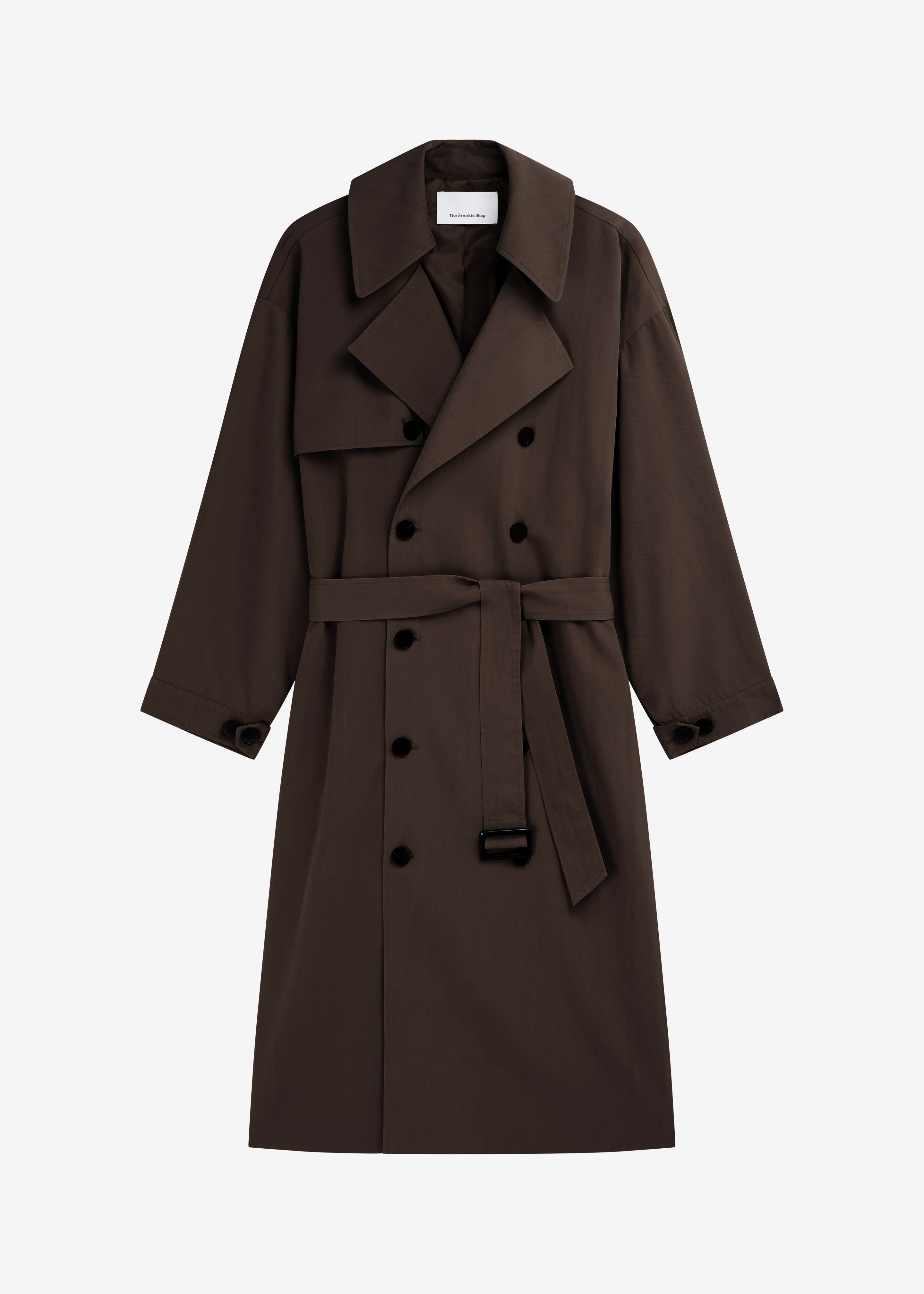 Mavis Oversized Trench - Brown - 7