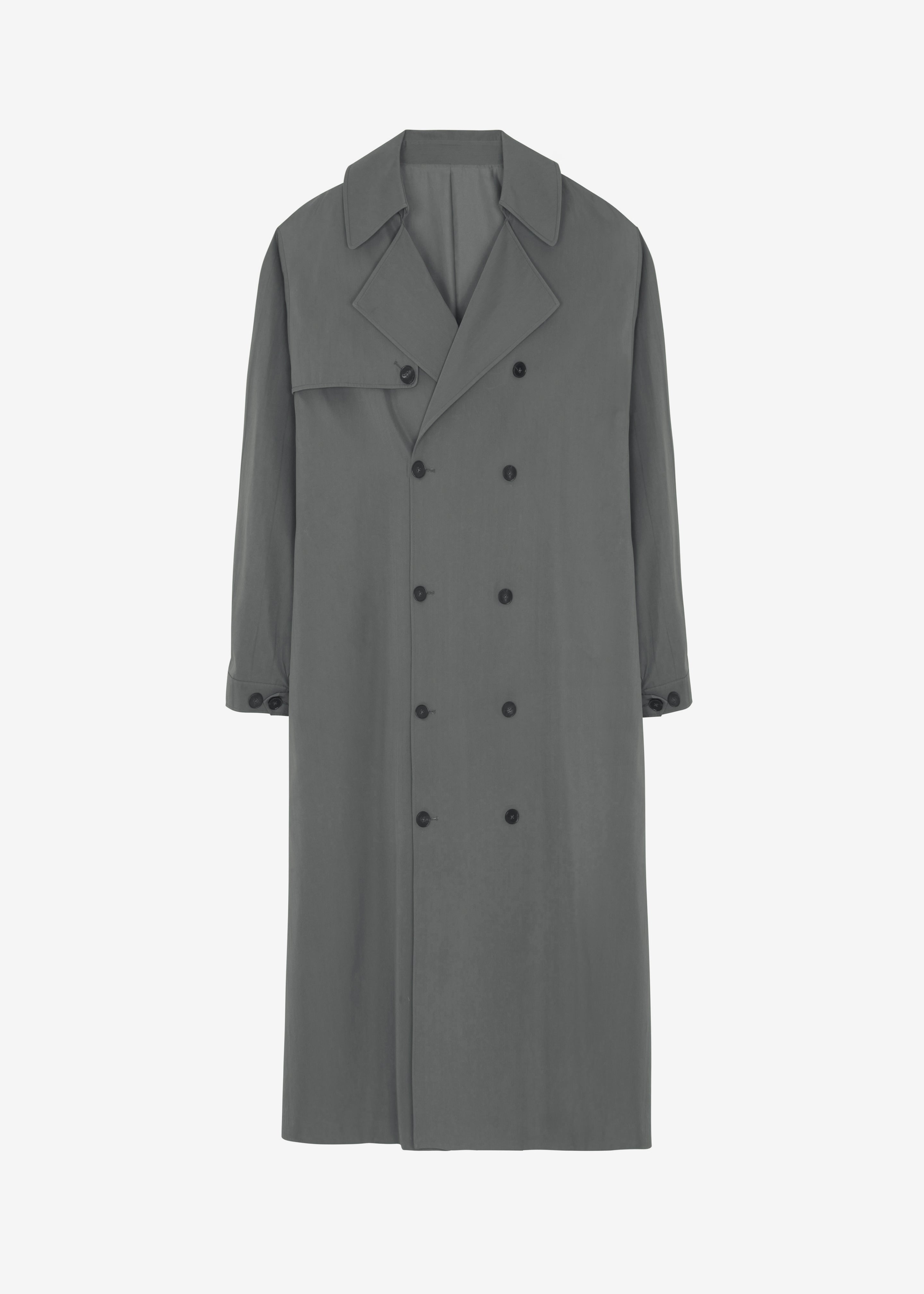 Mavis Oversized Trench - Grey - 12