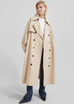 Mavis Oversized Trench - Light Beige