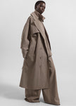 Mavis Oversized Trench - Taupe