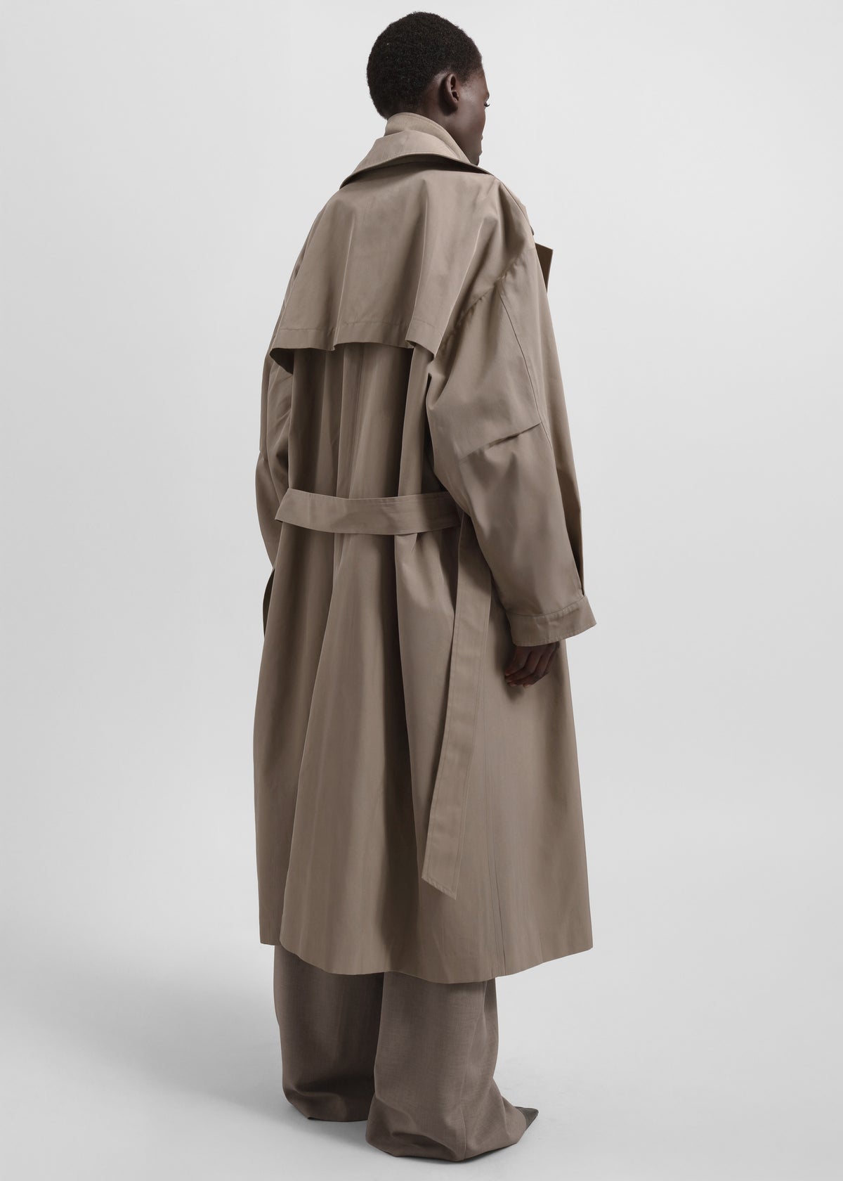 Mavis Oversized Trench - Taupe - 5