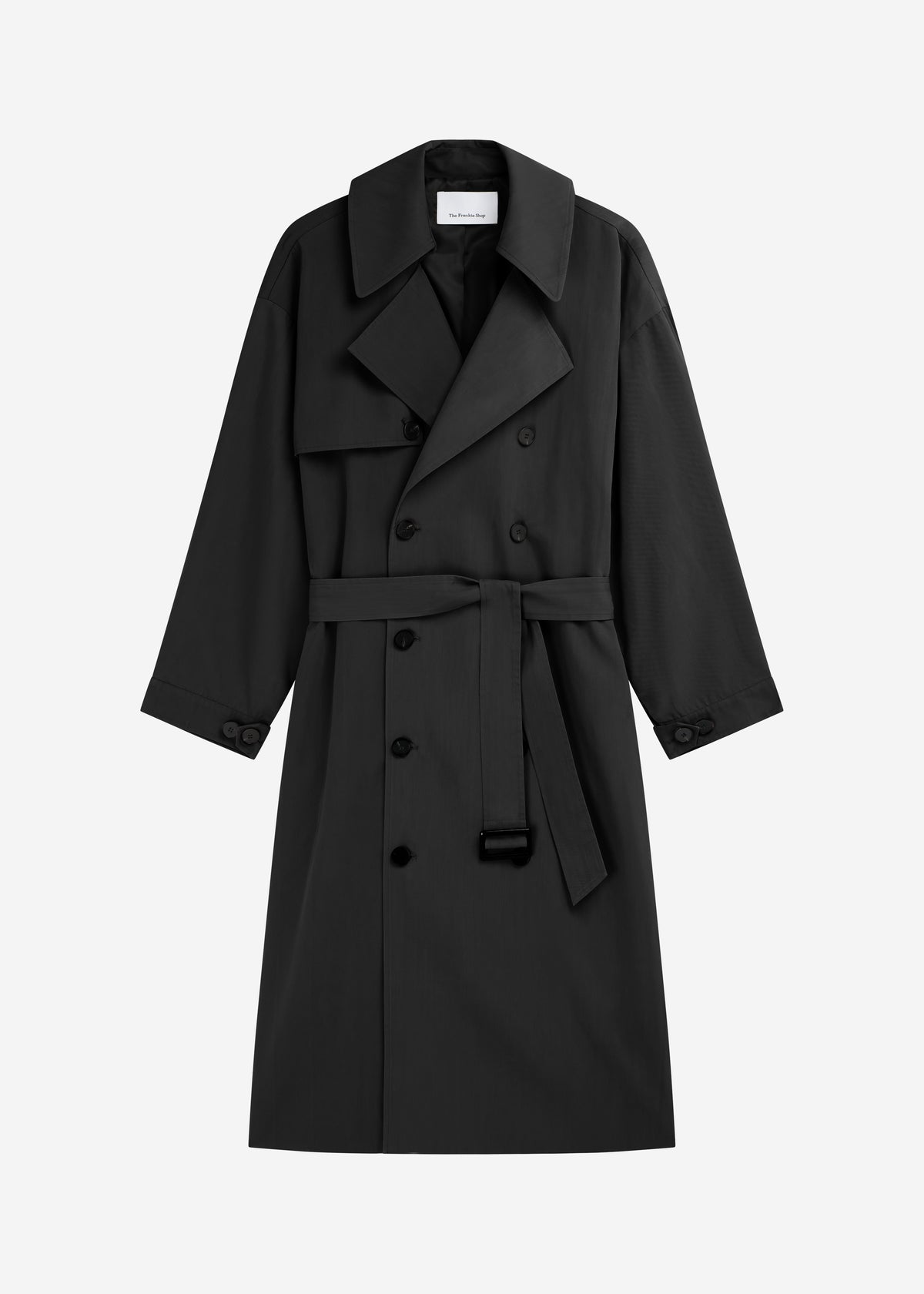 Mavis Oversized Trench - Black - 8