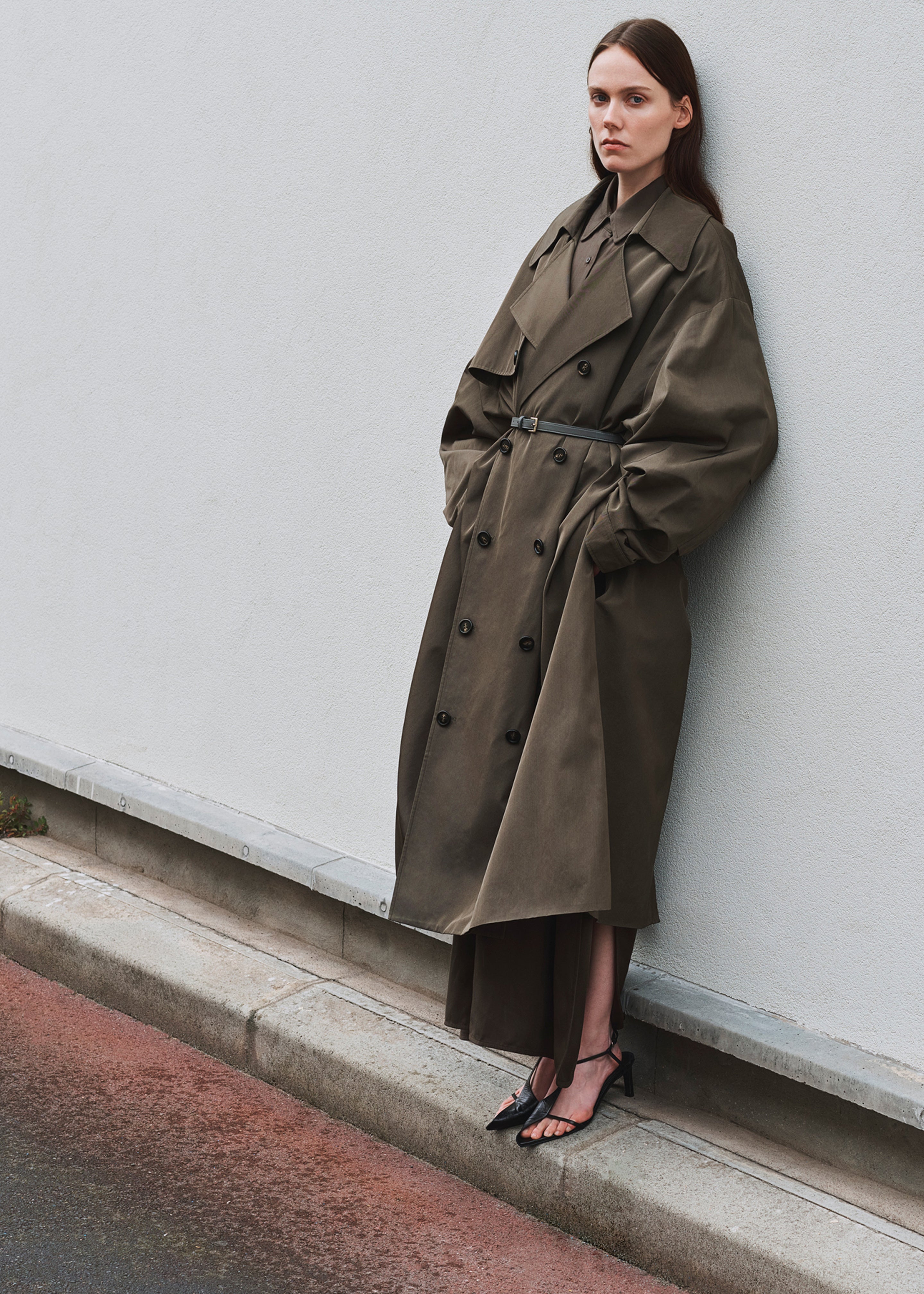 Mavis Oversized Trench - Khaki - 10