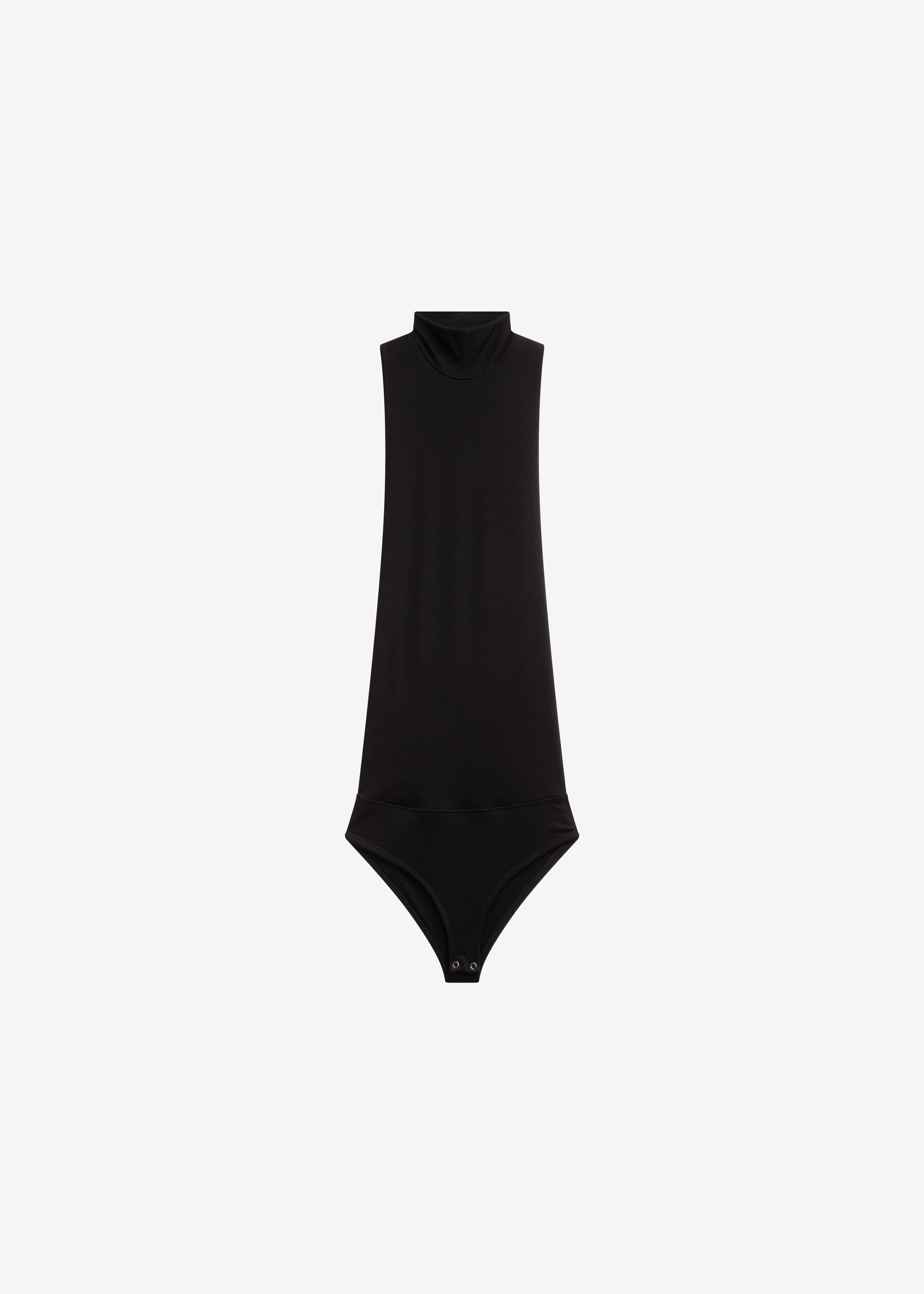 Maxen Mock Neck Bodysuit - Black – The Frankie Shop