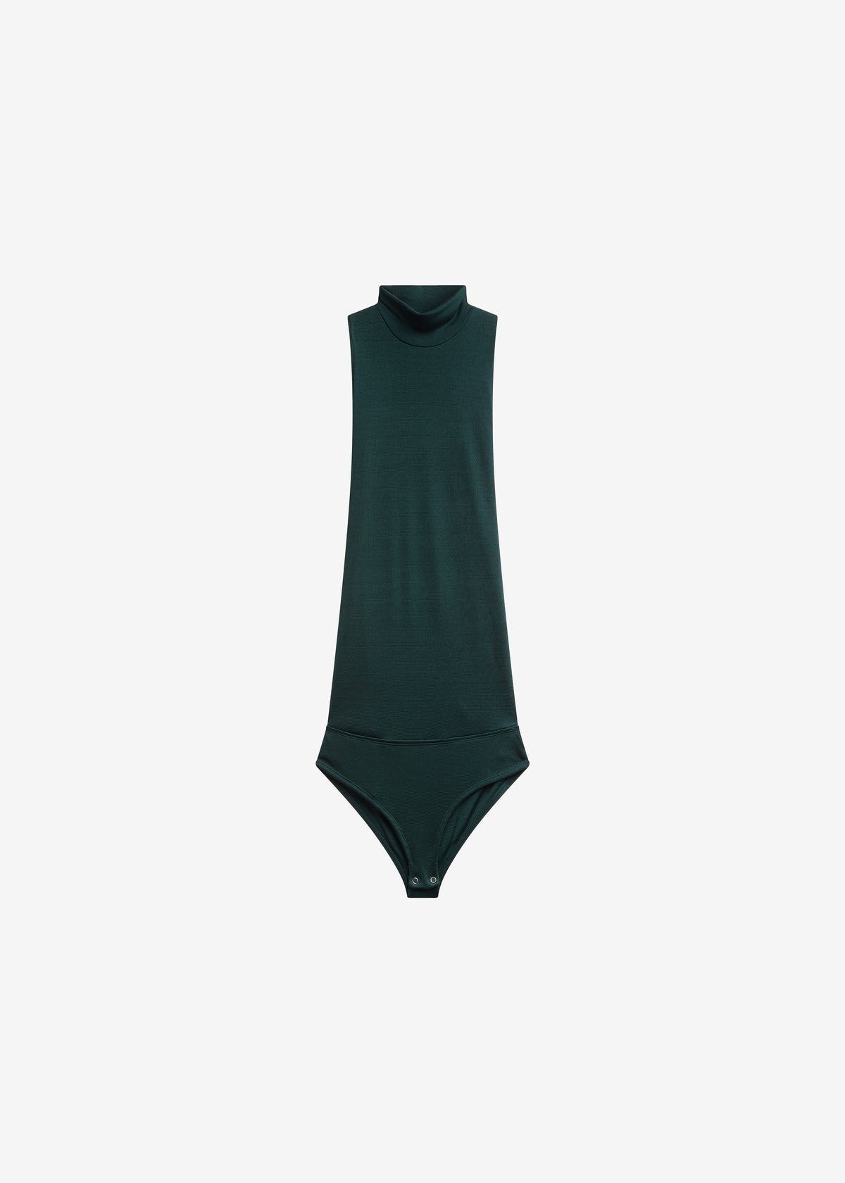 Maxen Mock Neck Bodysuit - Deep Green - 10