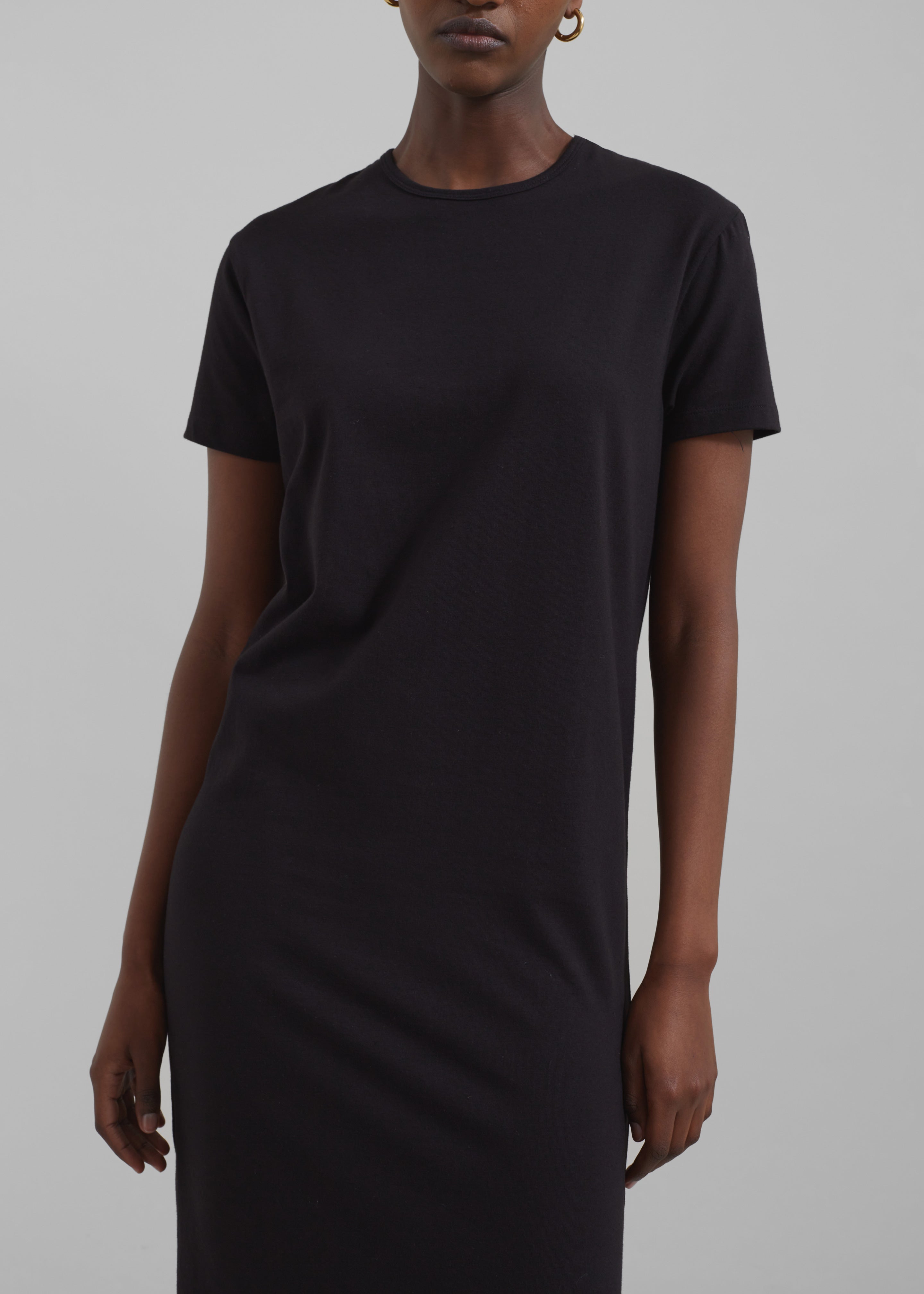 Maya T-Shirt Dress - Black – The Frankie Shop