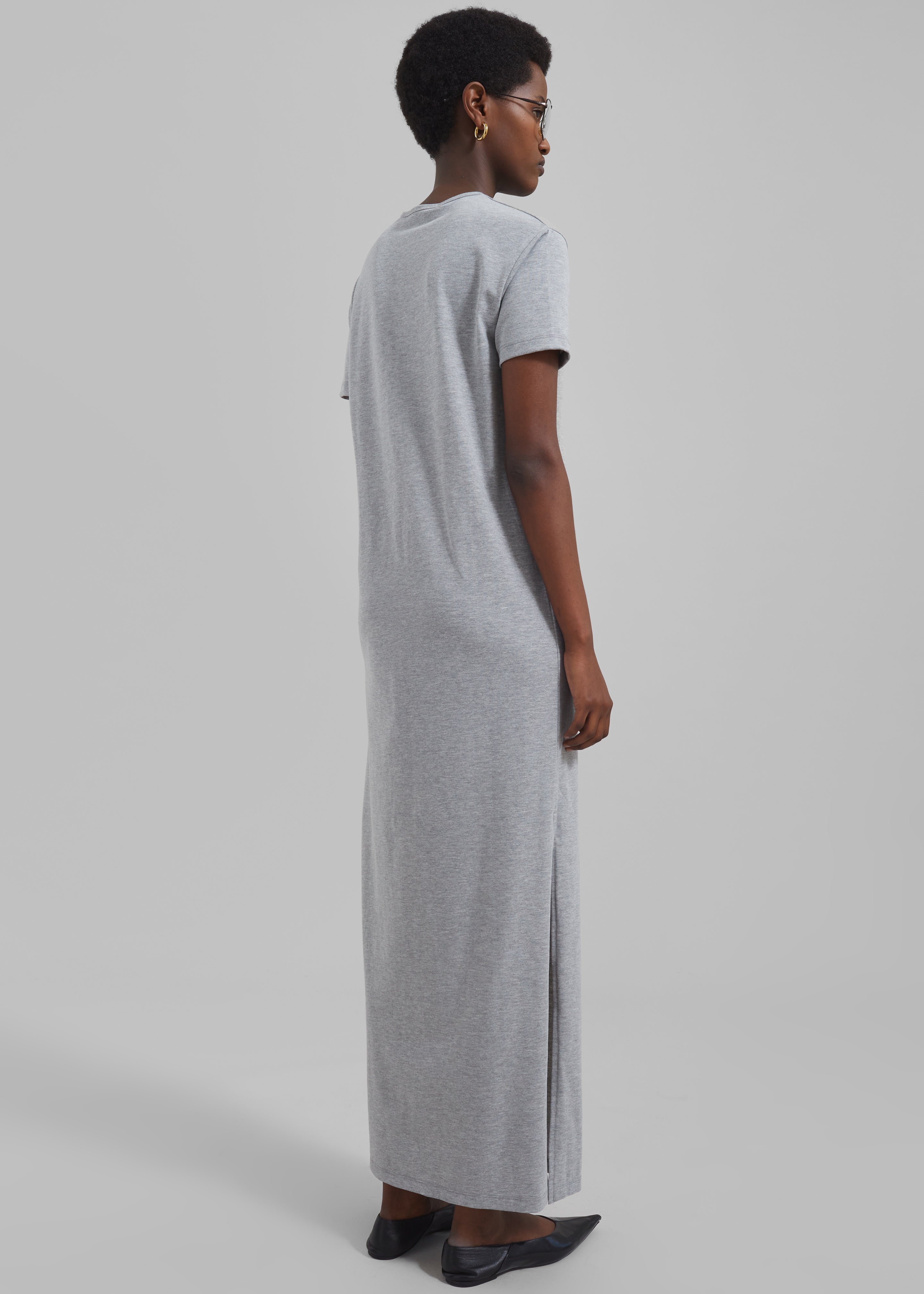 Maya T-Shirt Dress - Grey - 7