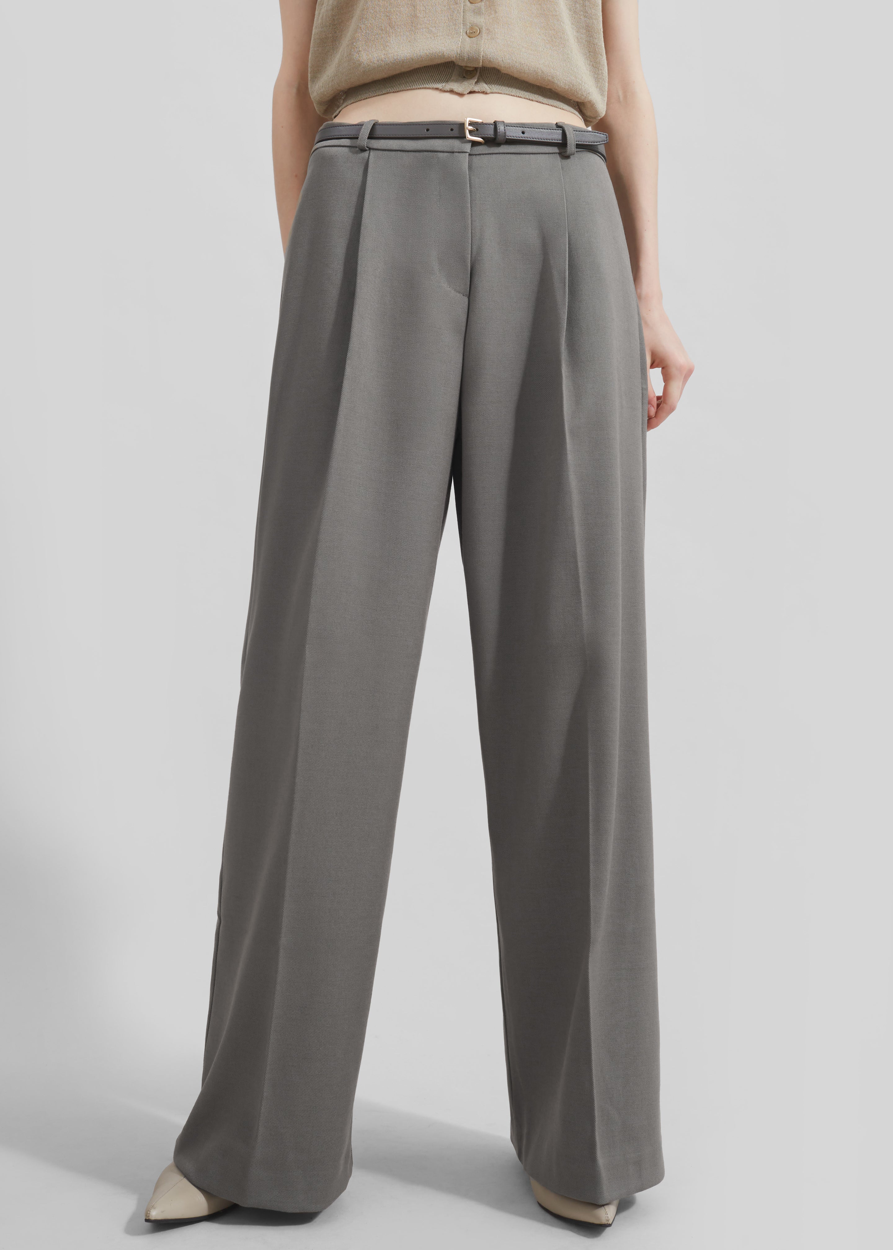 Maya Trousers - Grey - 8