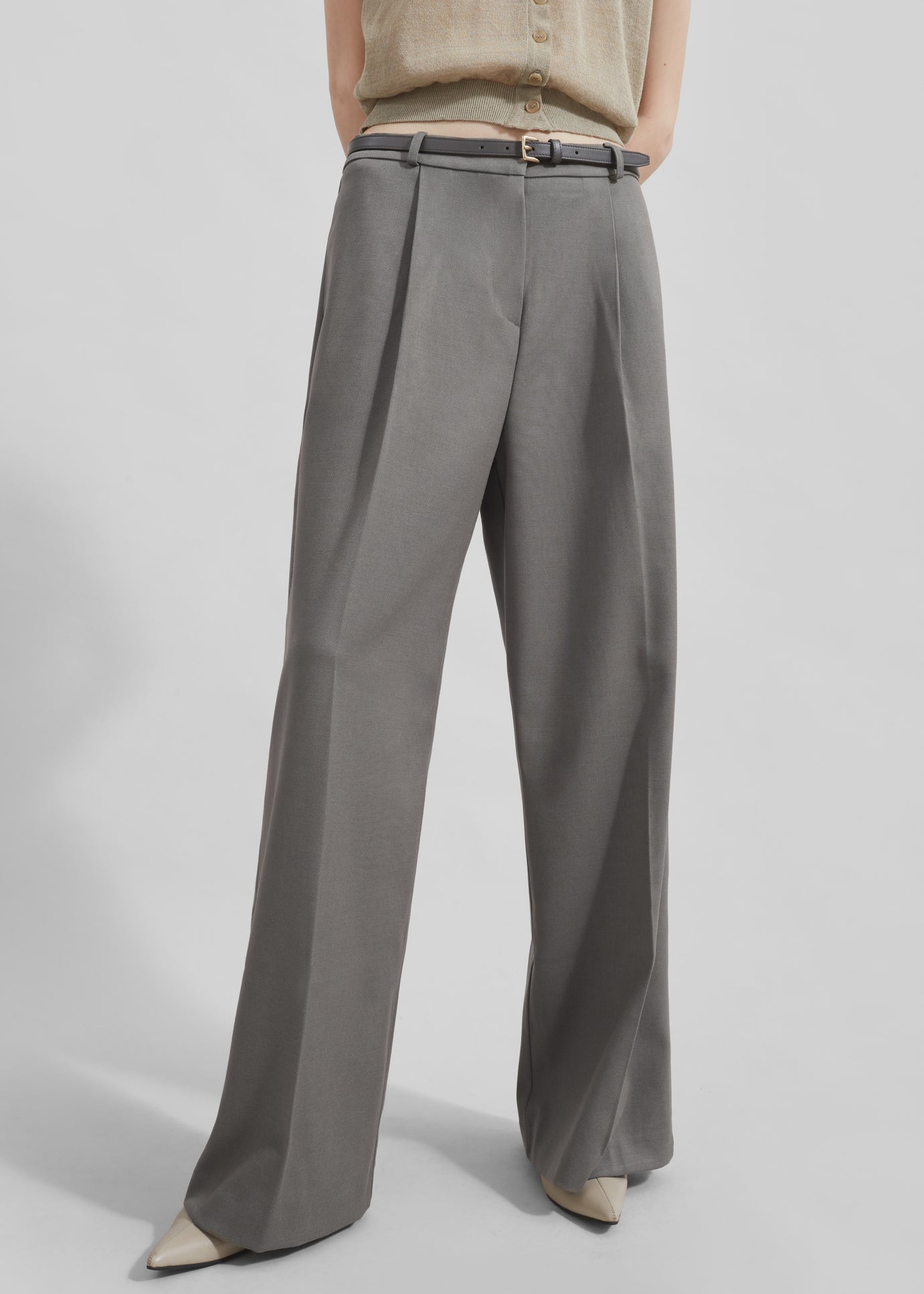 Maya Trousers - Grey - 1