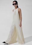 Mayan Wide Leg Jumpsuit - Ivory