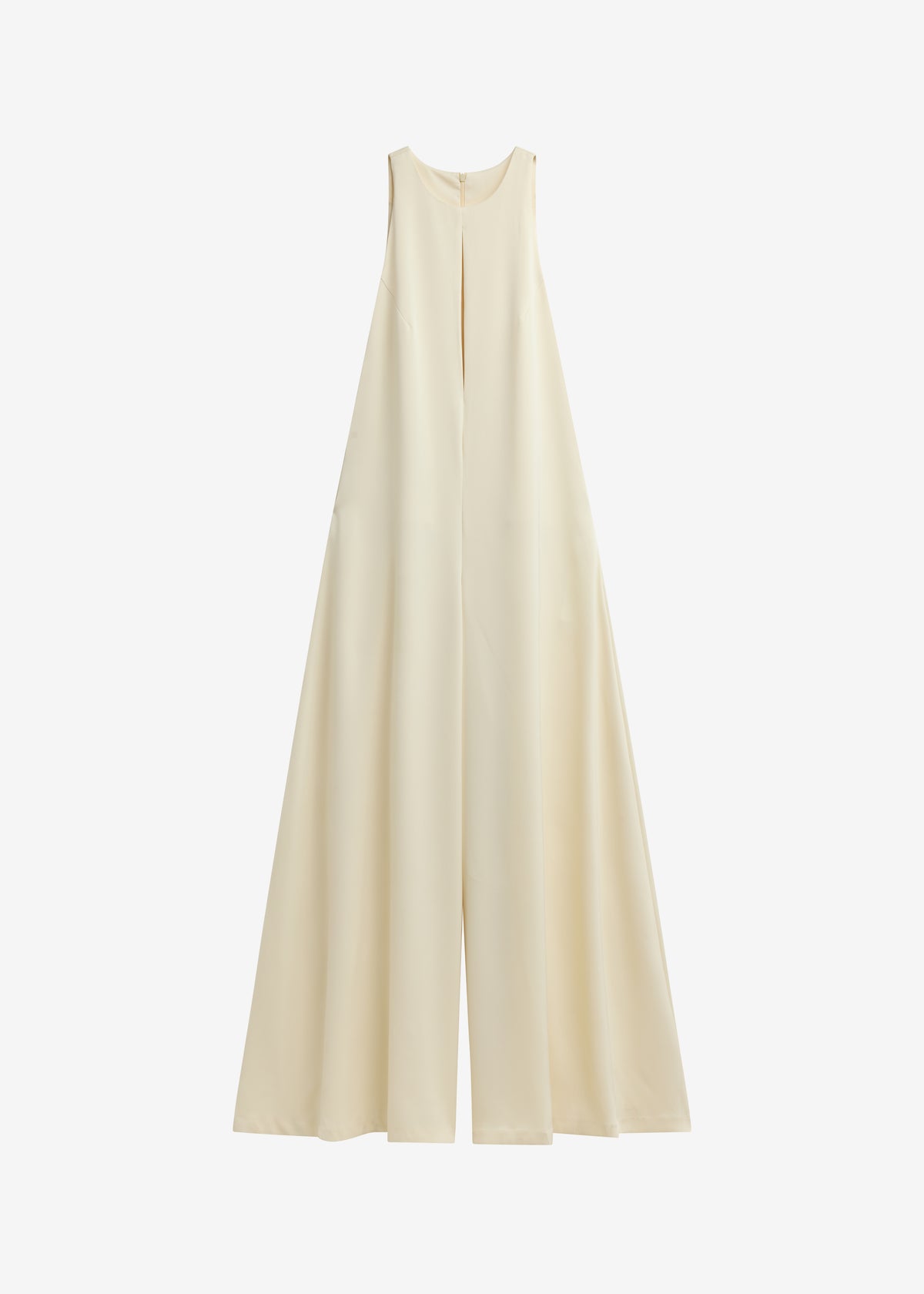 Mayan Wide Leg Jumpsuit - Ivory - 8