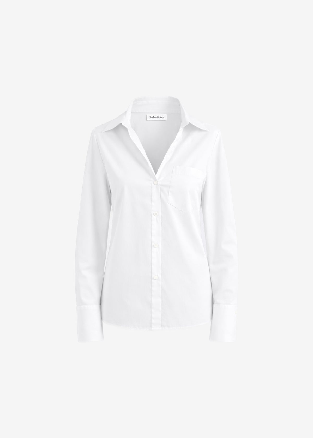 Mela Fitted Shirt - White