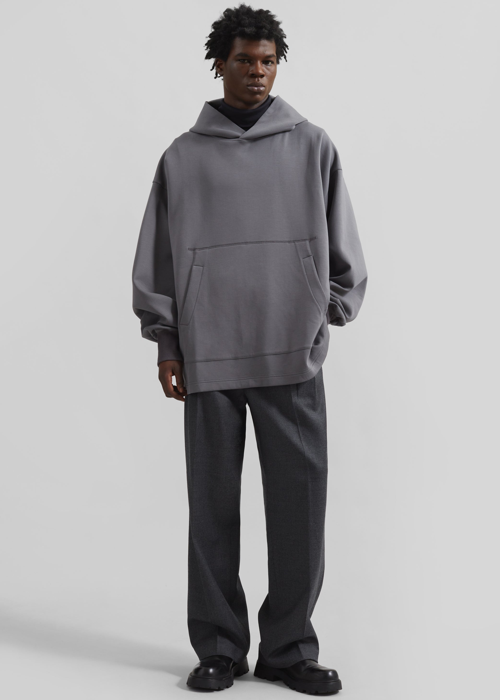 Shop the look image for Melbo Oversized Hoodie - Grey