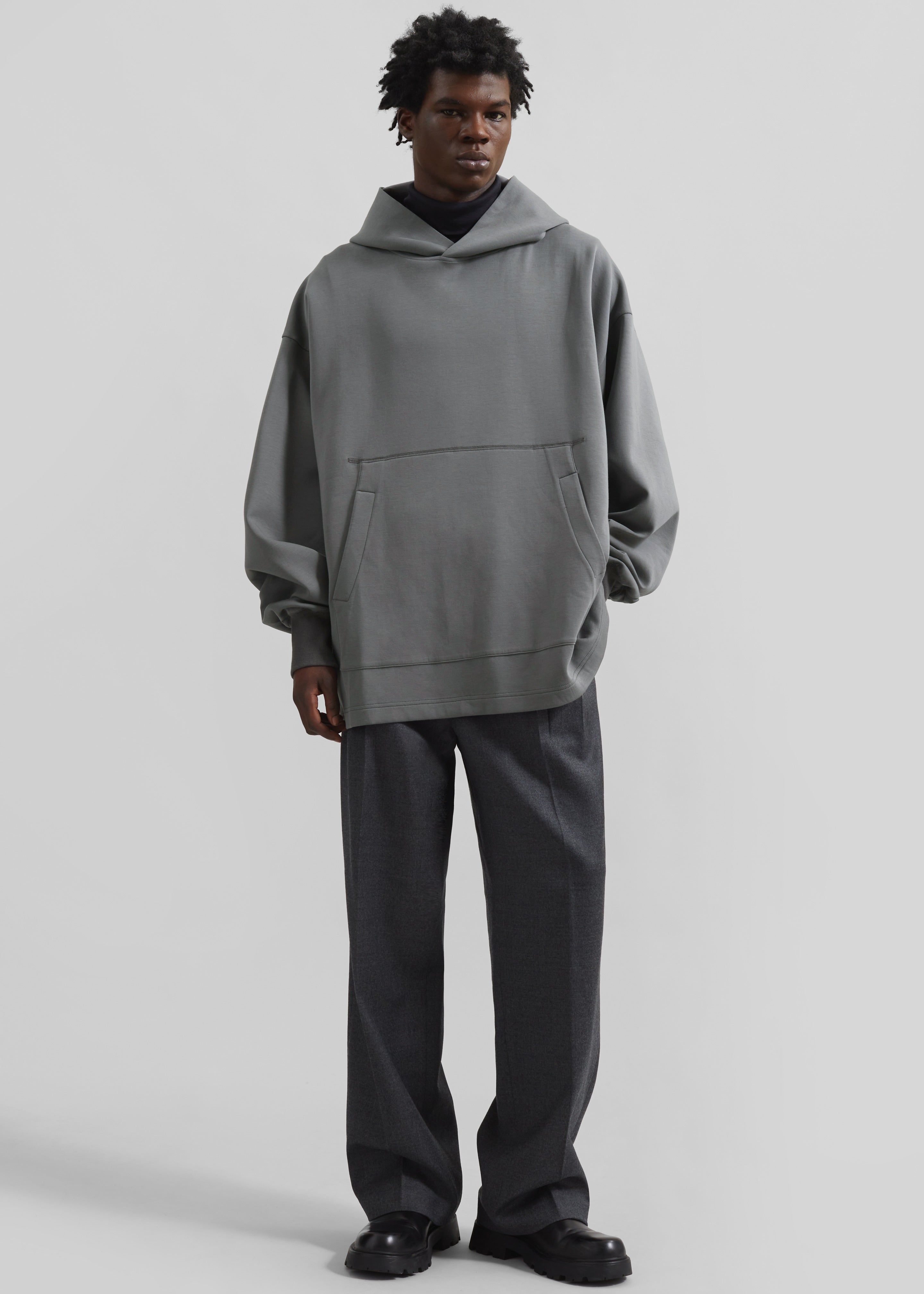 Melbo Oversized Hoodie - Grey – The Frankie Shop