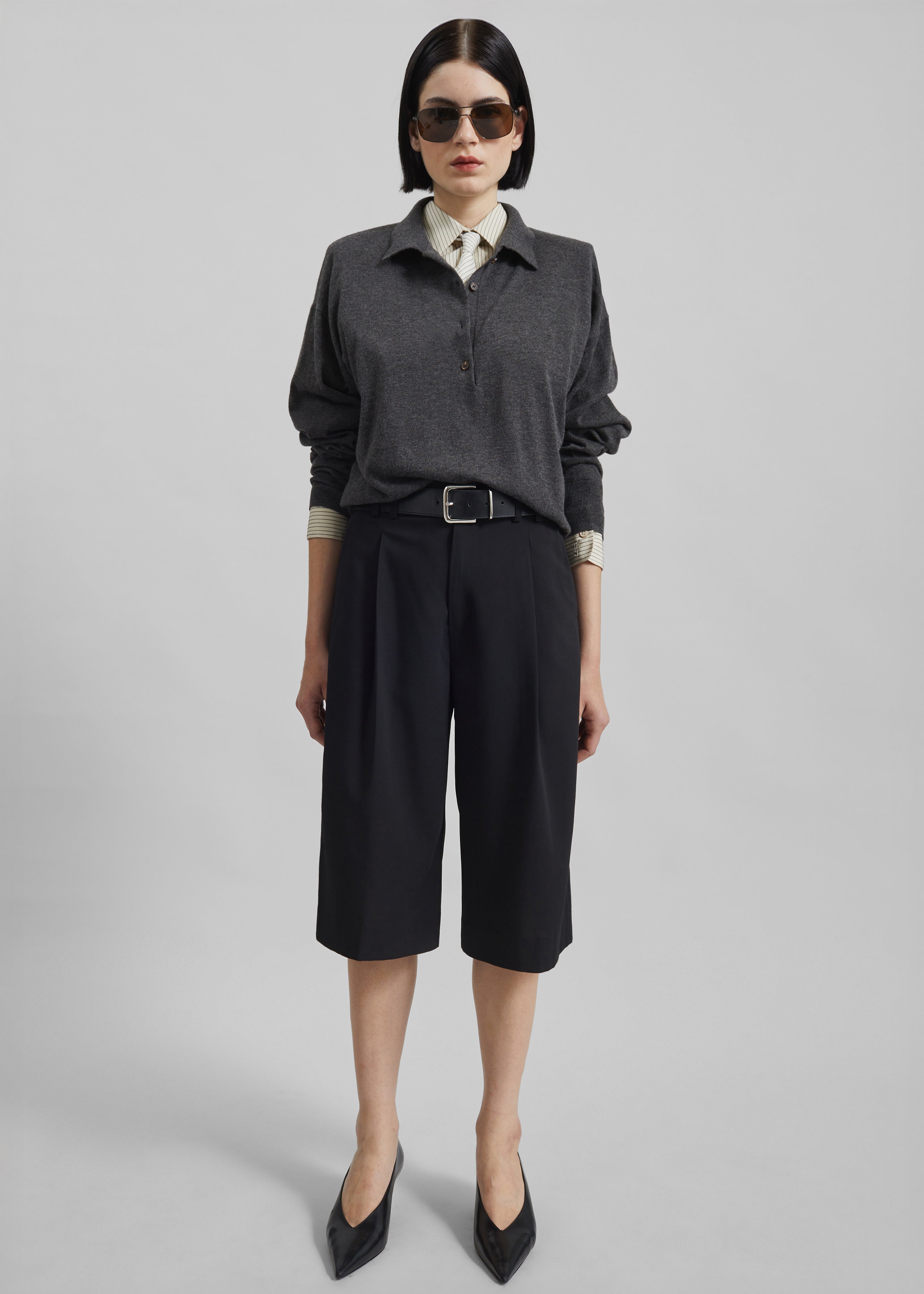 Meldert Bermuda Shorts - Black – The Frankie Shop