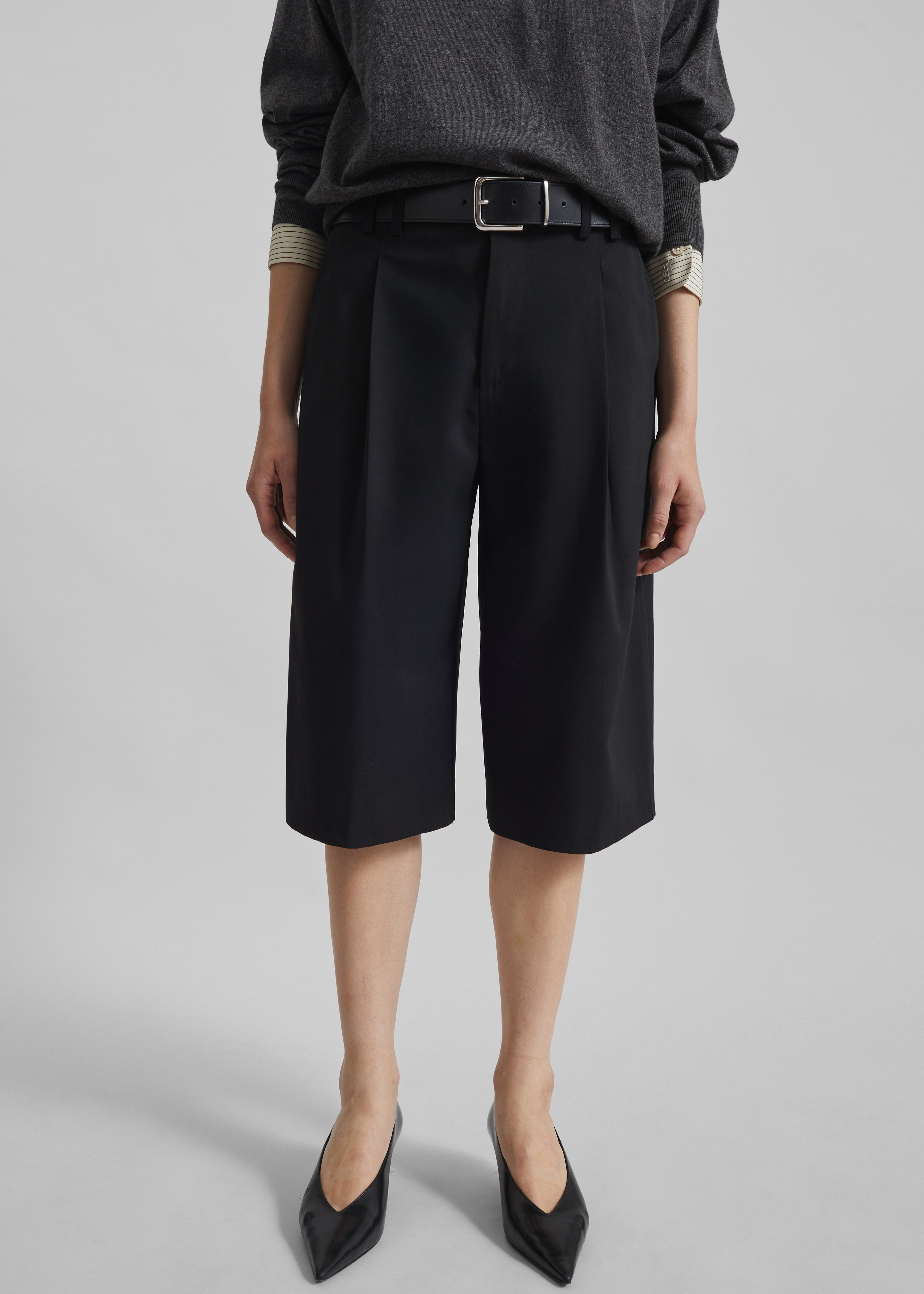 Meldert Bermuda Shorts - Black – The Frankie Shop
