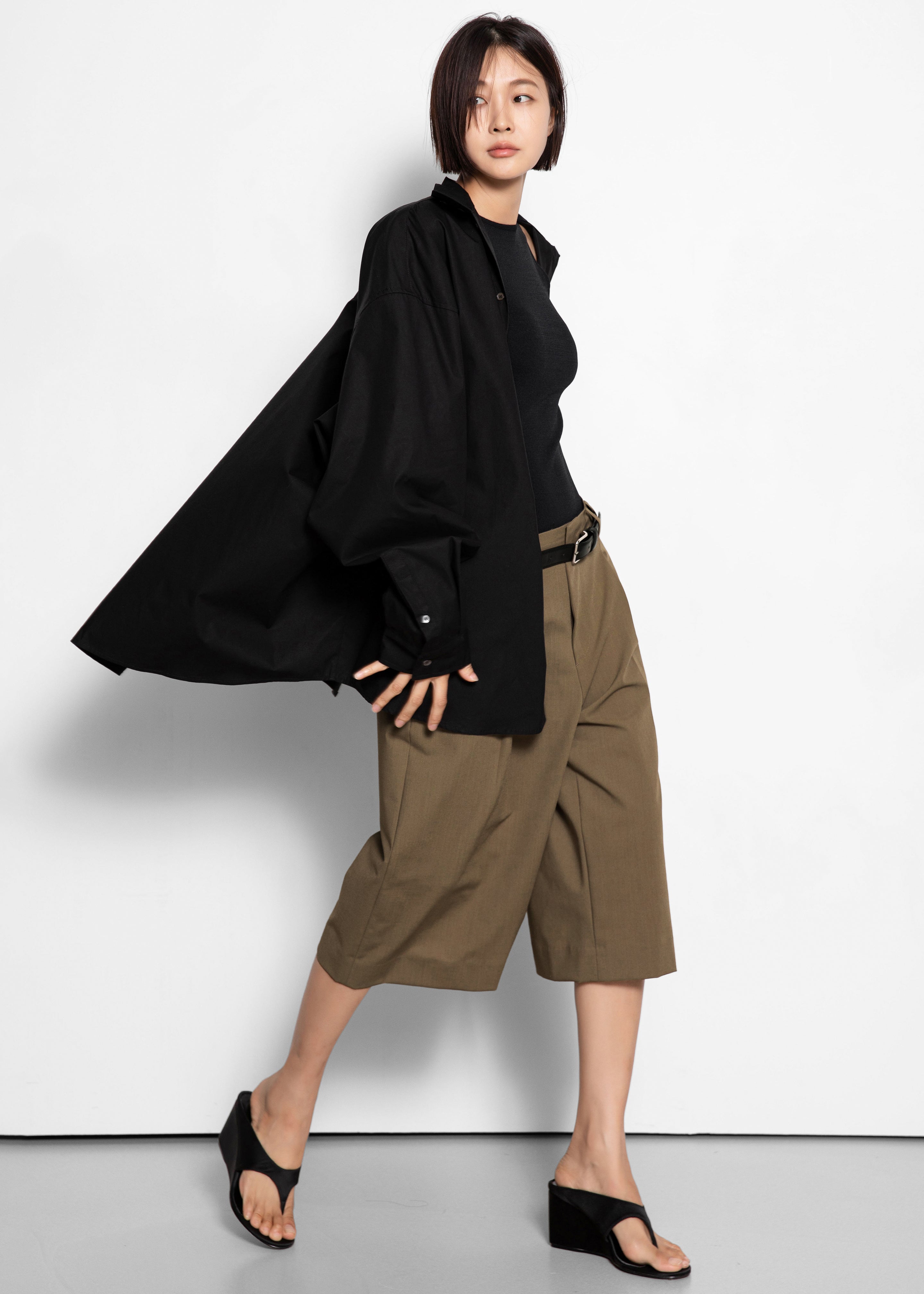 Meldert Bermuda Shorts - Khaki Brown – The Frankie Shop