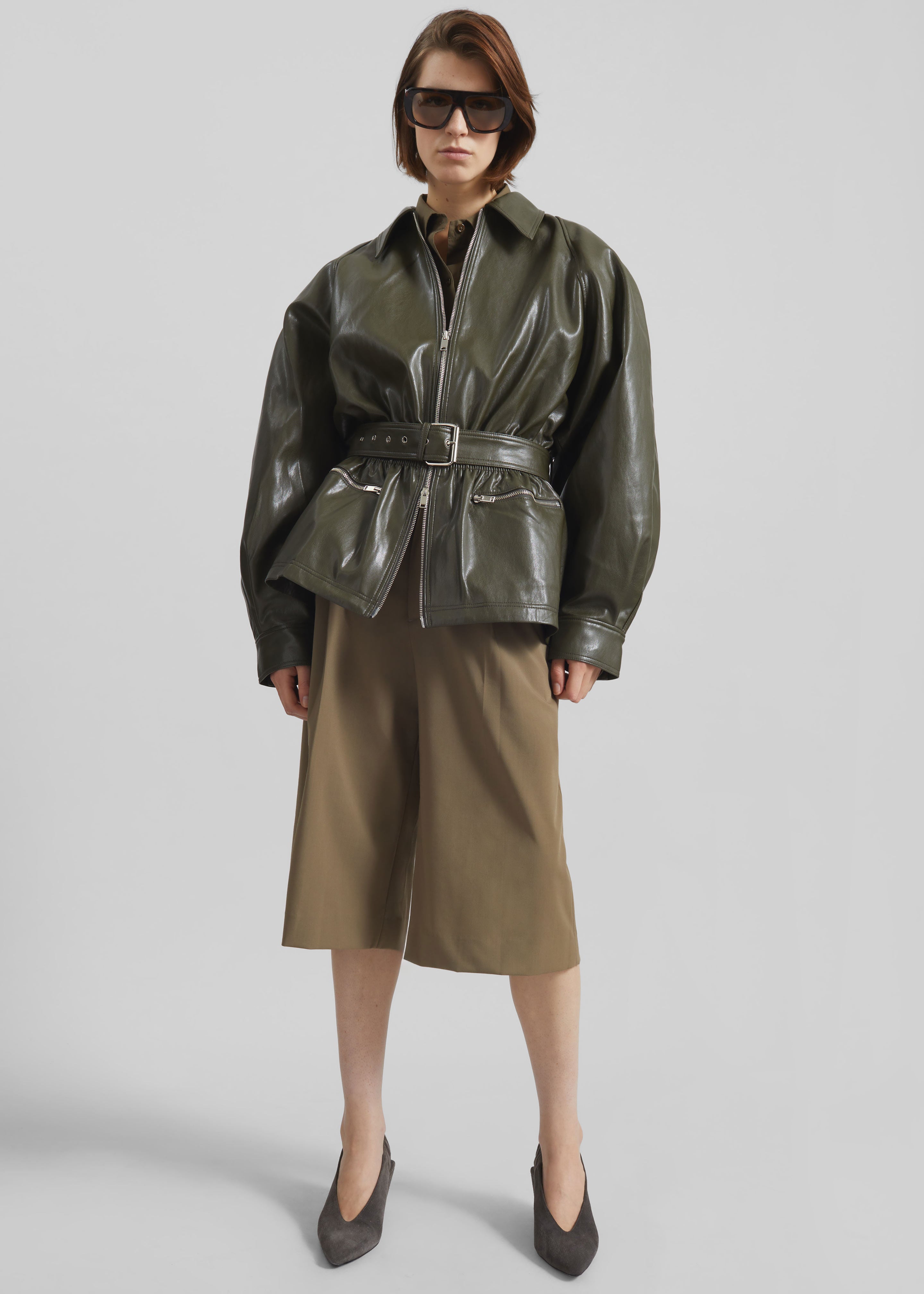 Meldert Bermuda Shorts - Khaki Brown – The Frankie Shop