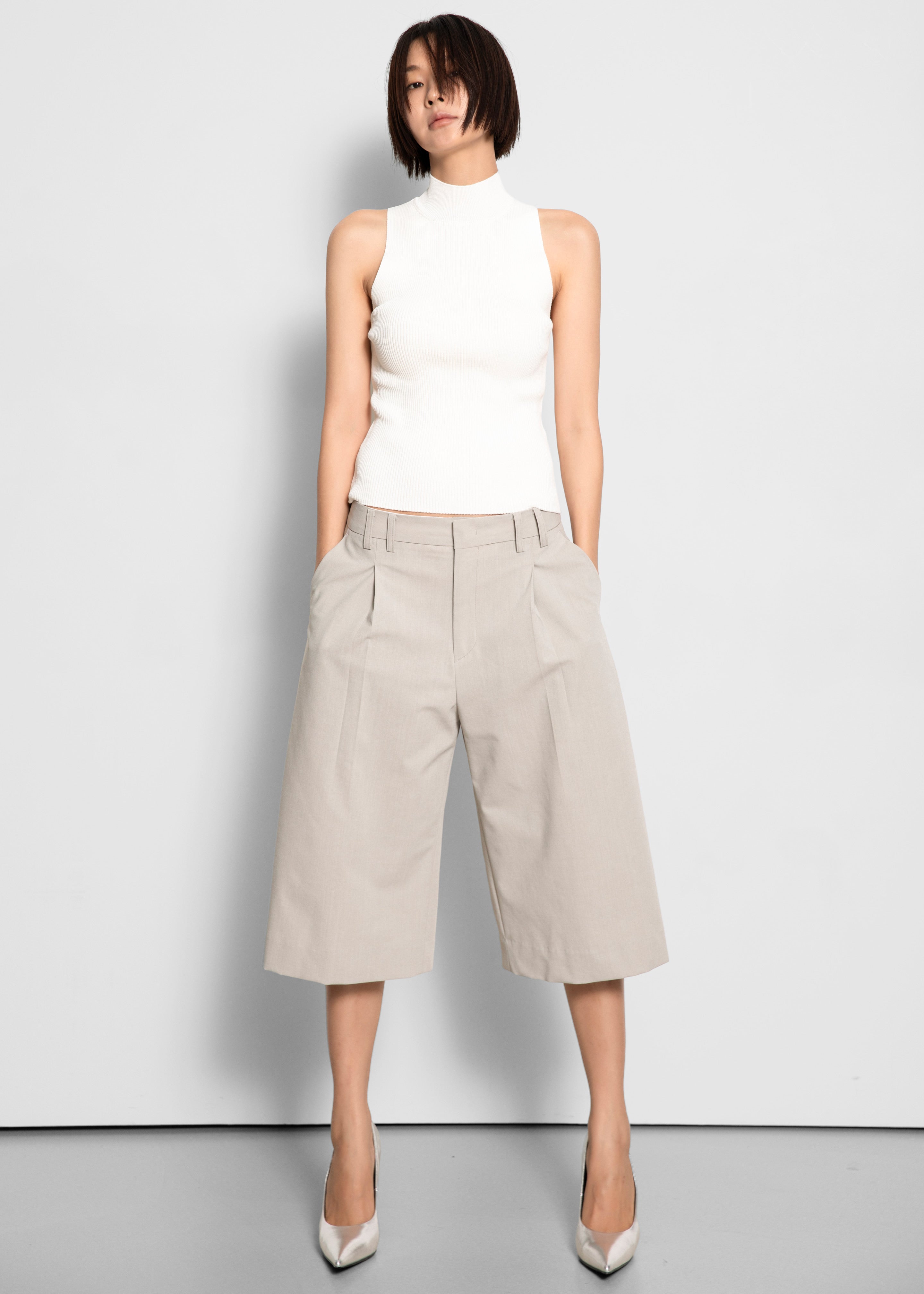 Meldert Bermuda Shorts - Stone – The Frankie Shop