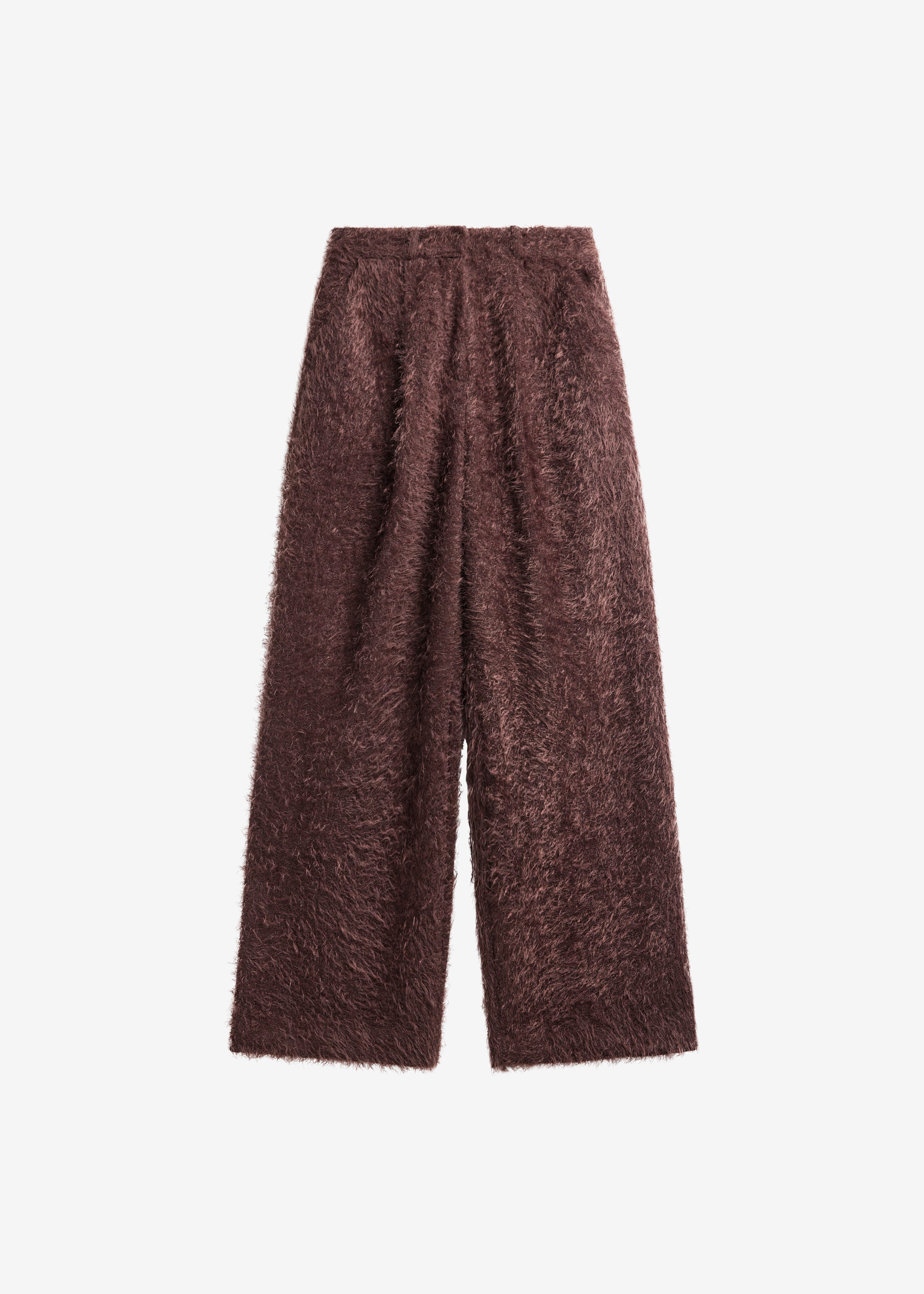 Melker Furry Pants - Mauve Brown – The Frankie Shop