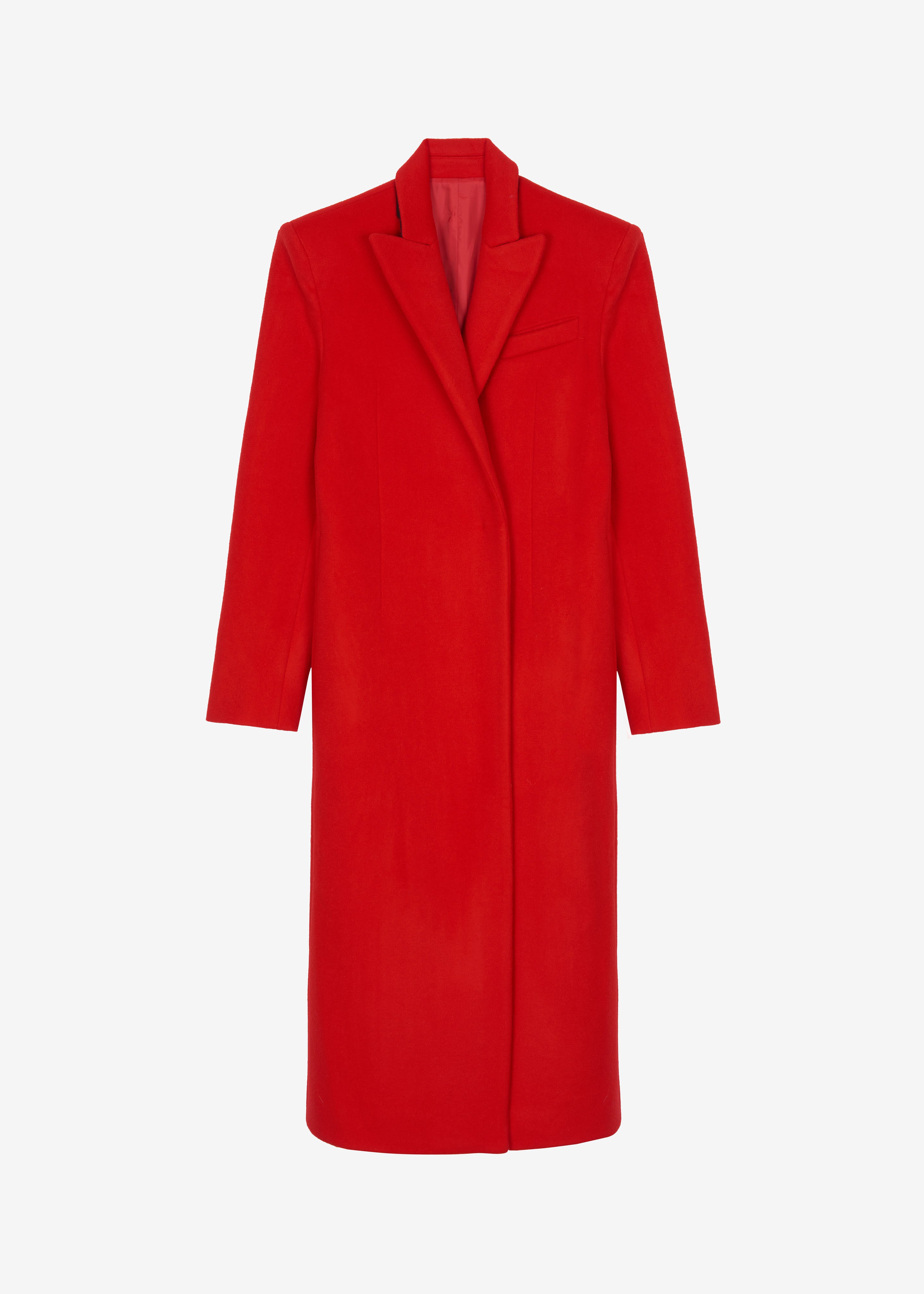 Melva Long Coat - Red - 15